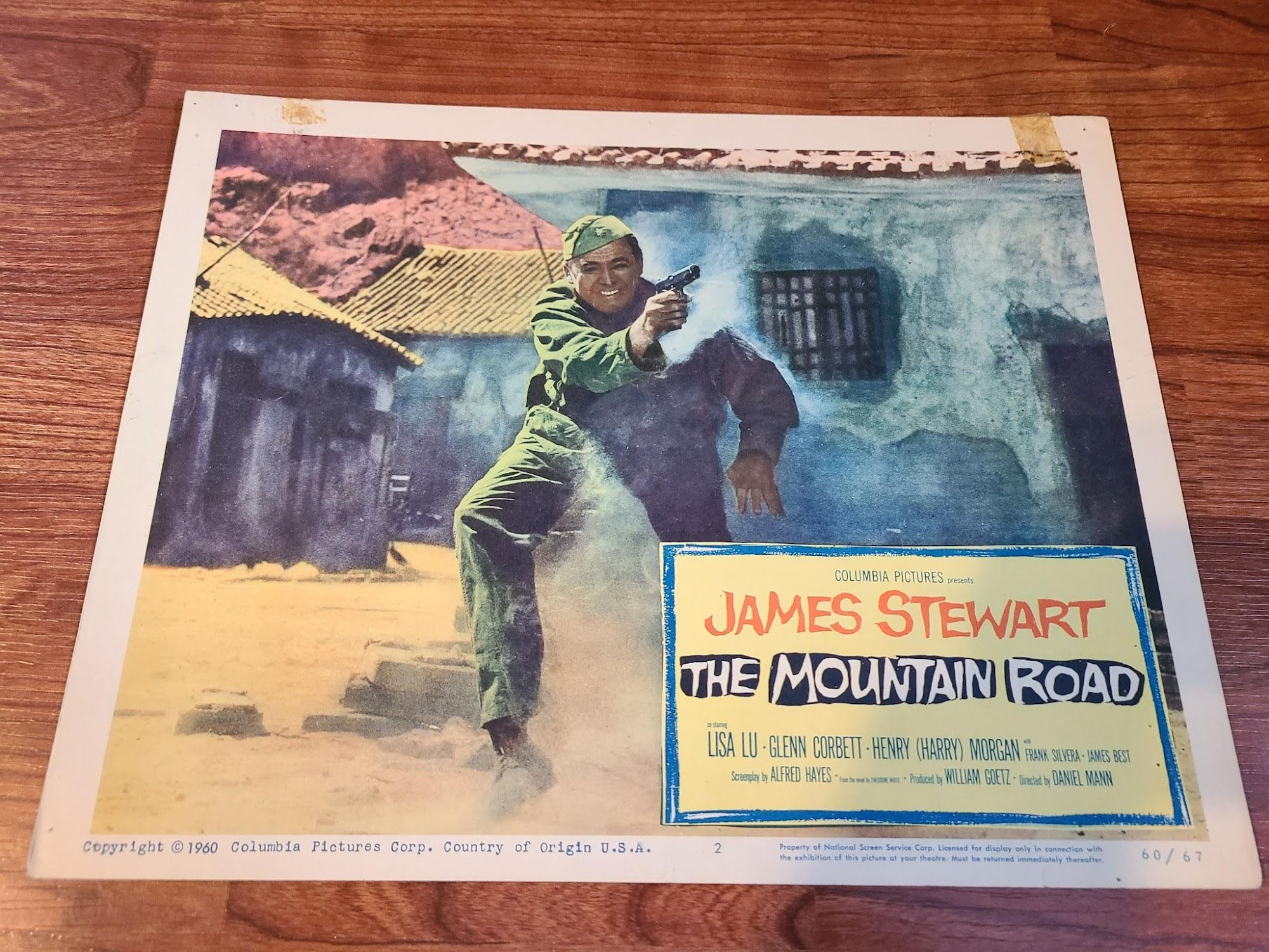The Mountain Road 1960 Military/Aviation Lobby Cards
