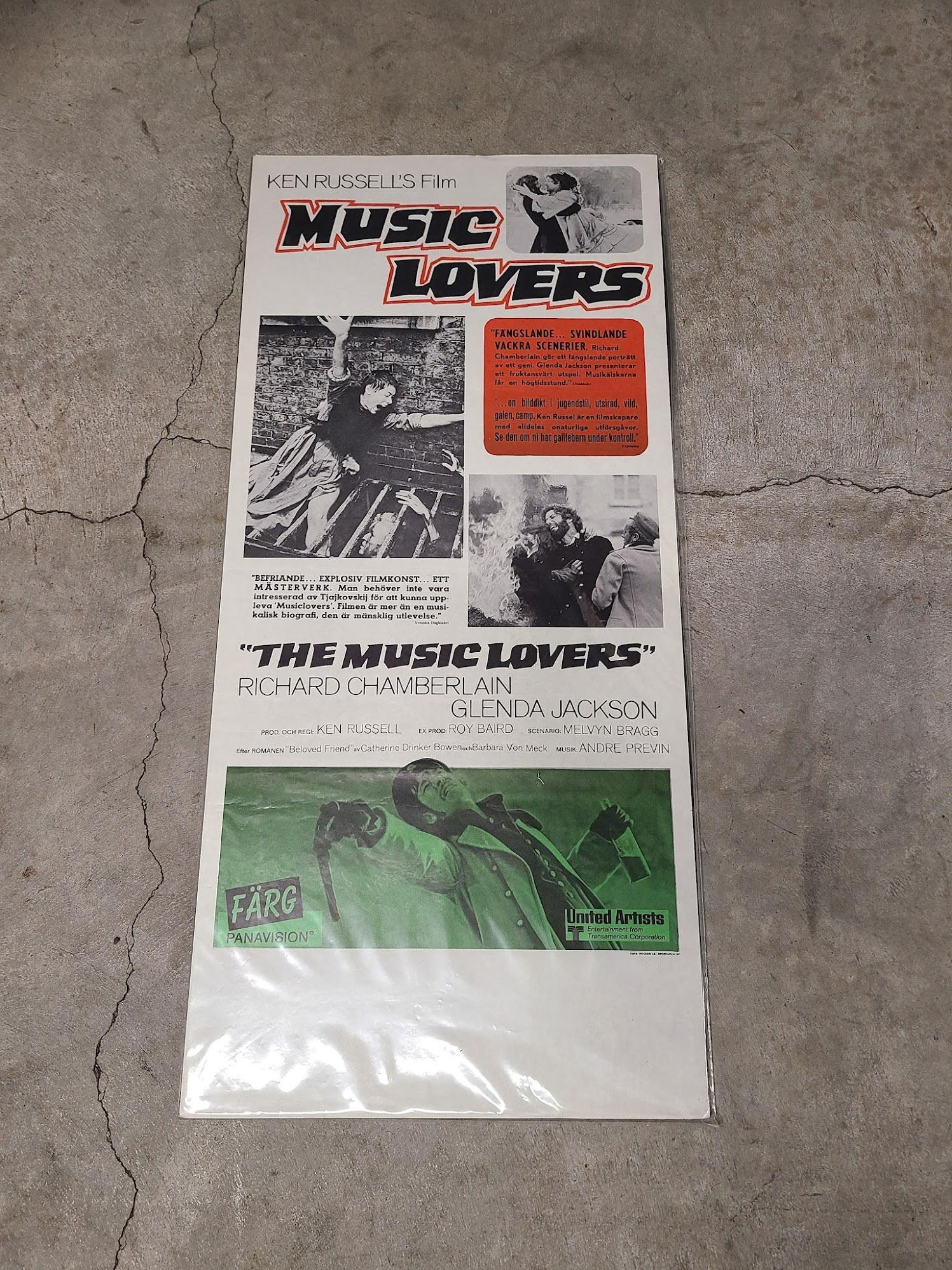 The Music Lovers 1971 Swedish Slope