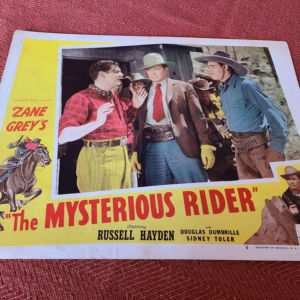 The Mysterious Rider 1938 Western Lobby Cards