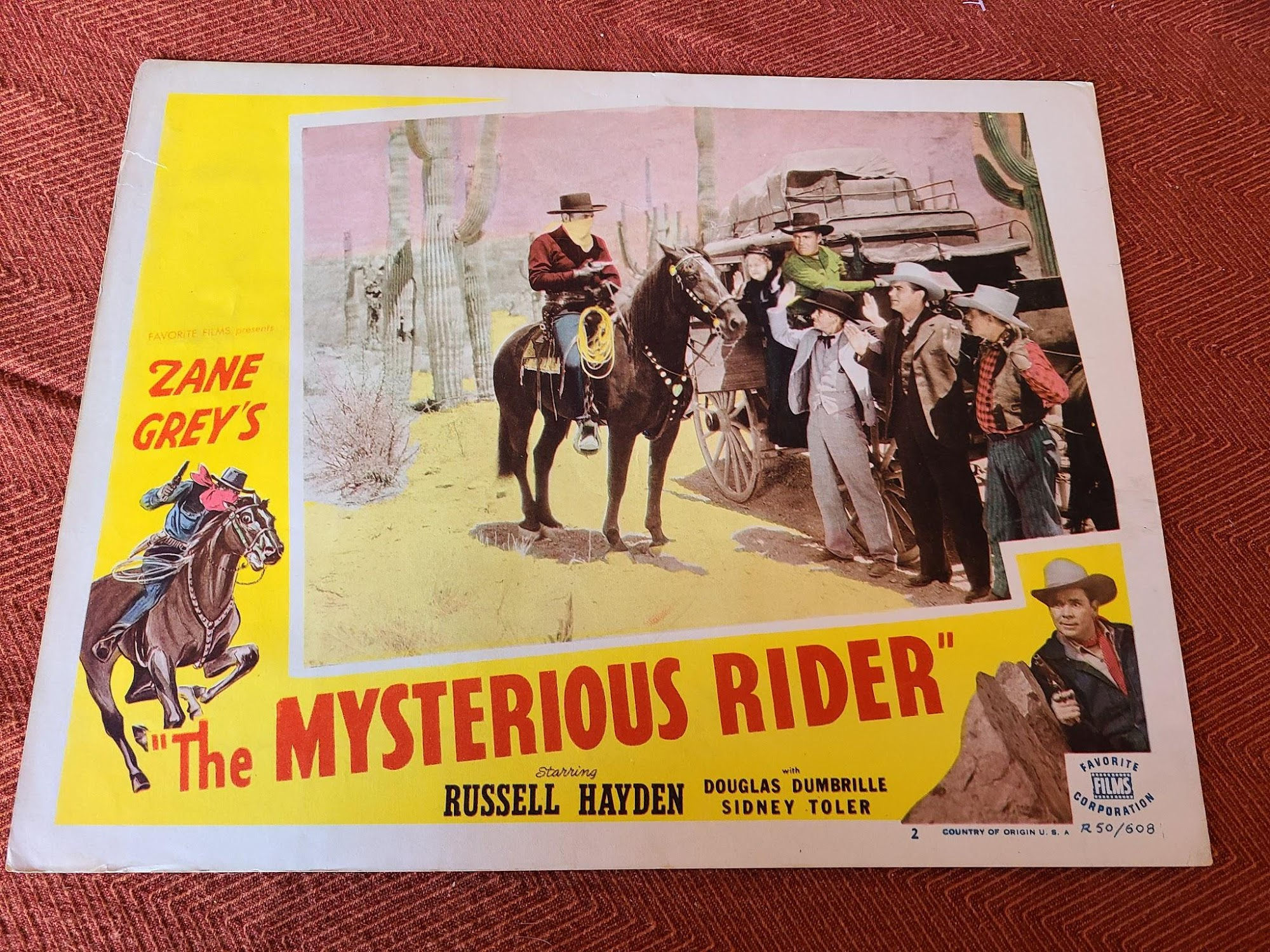 The Mysterious Rider 1938 Western Lobby Cards
