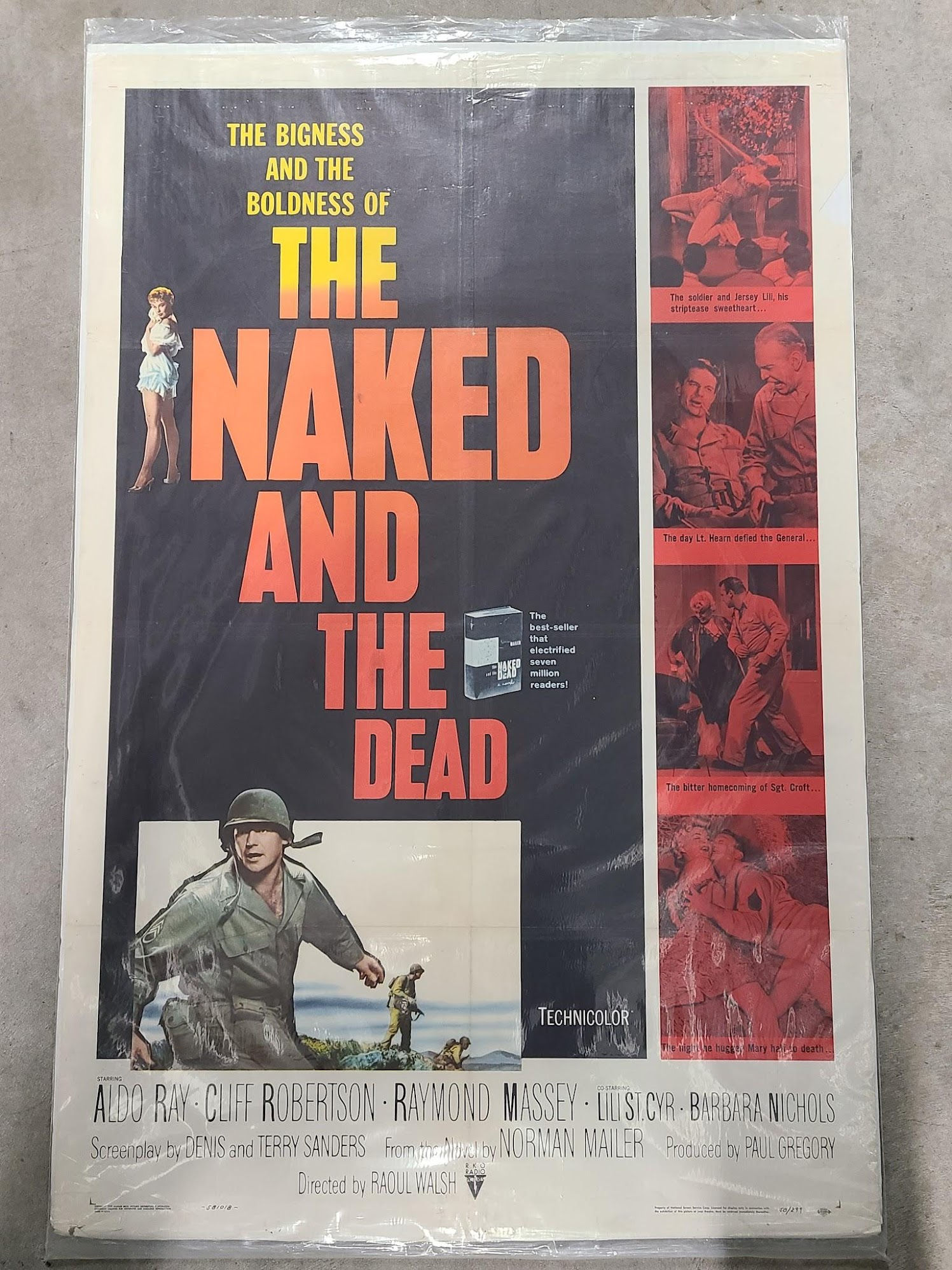 The Naked And The Dead 1958 1 Sheets/US