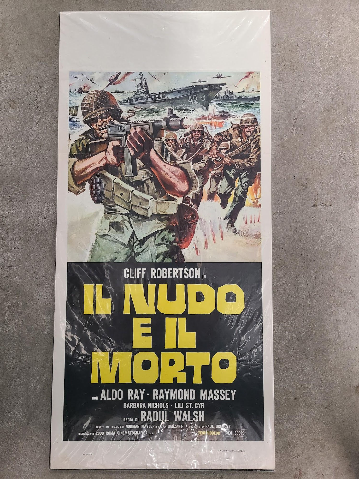 The Naked And The Dead 1958 Locodina