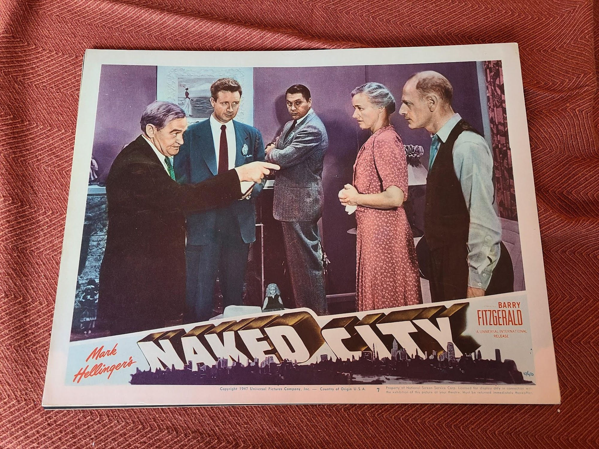The Naked City 1948 General Lobby Cards
