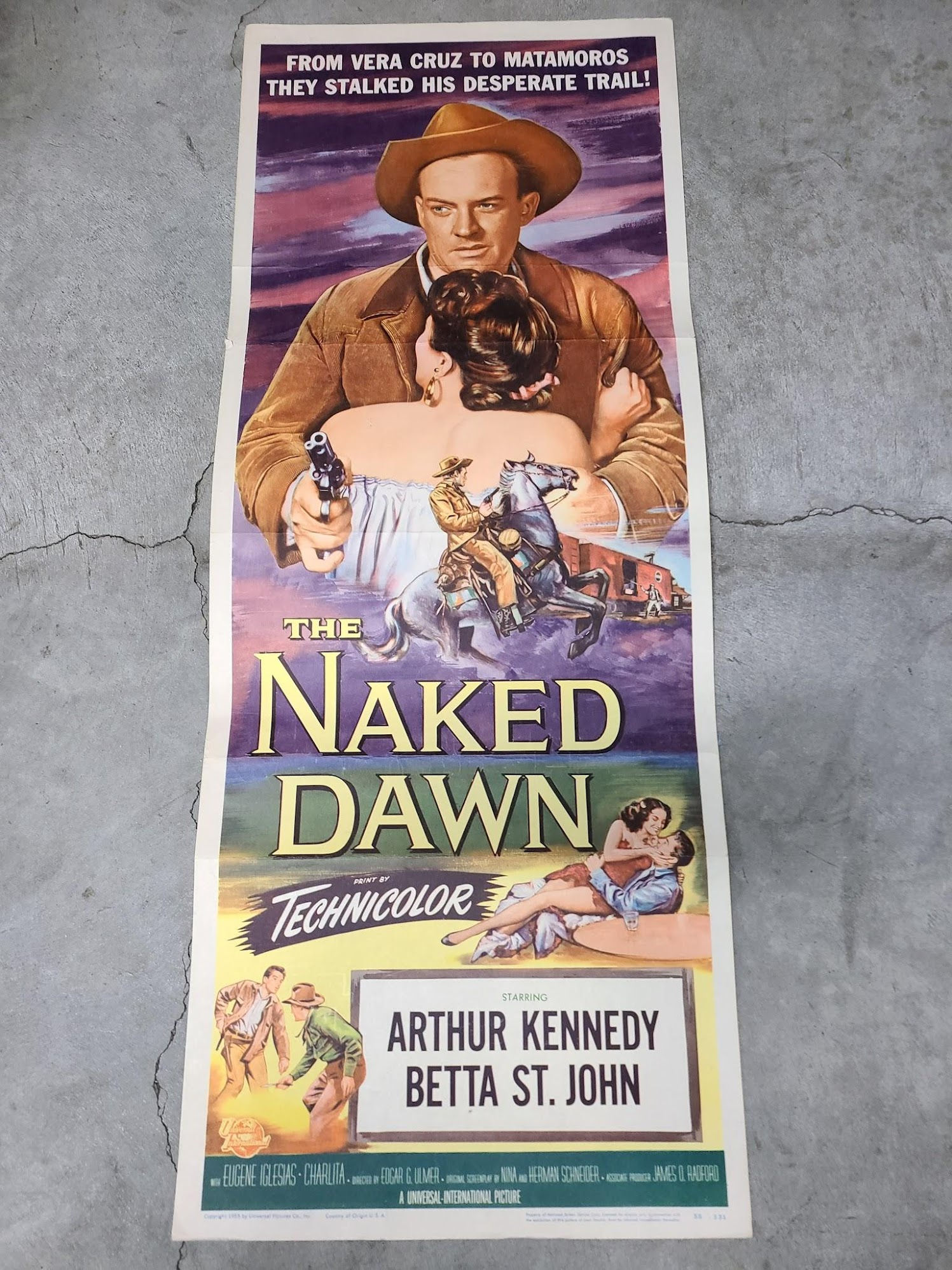 The Naked Dawn 1955 Inserts