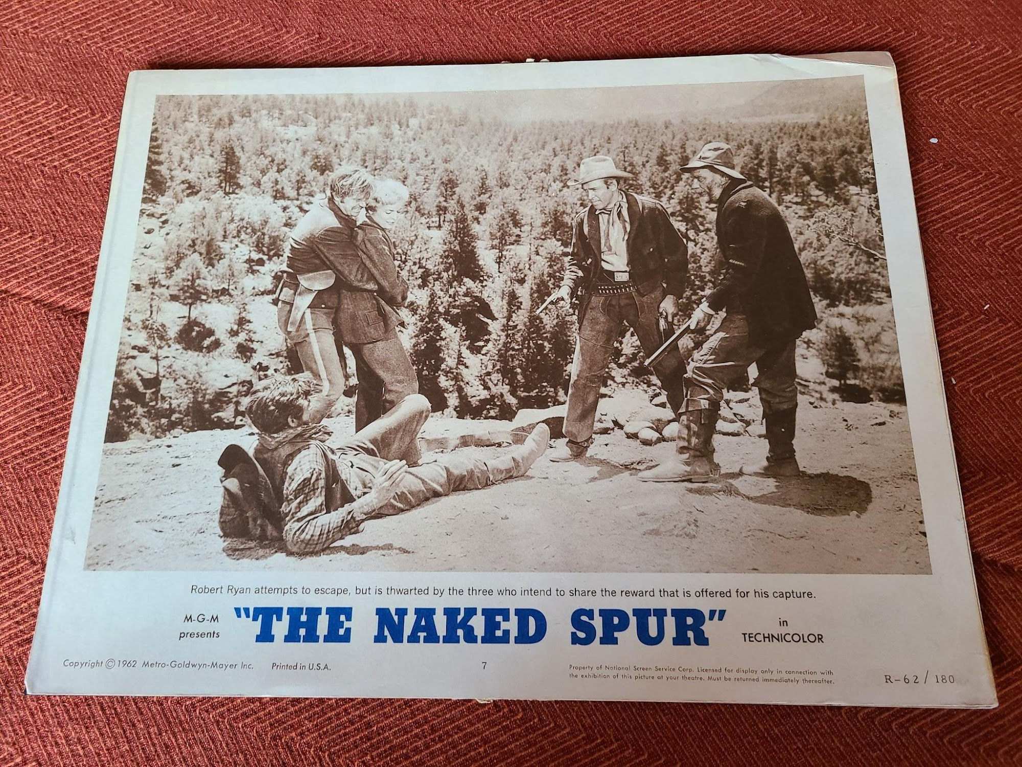 The Naked Spur 1953 Western Lobby Cards