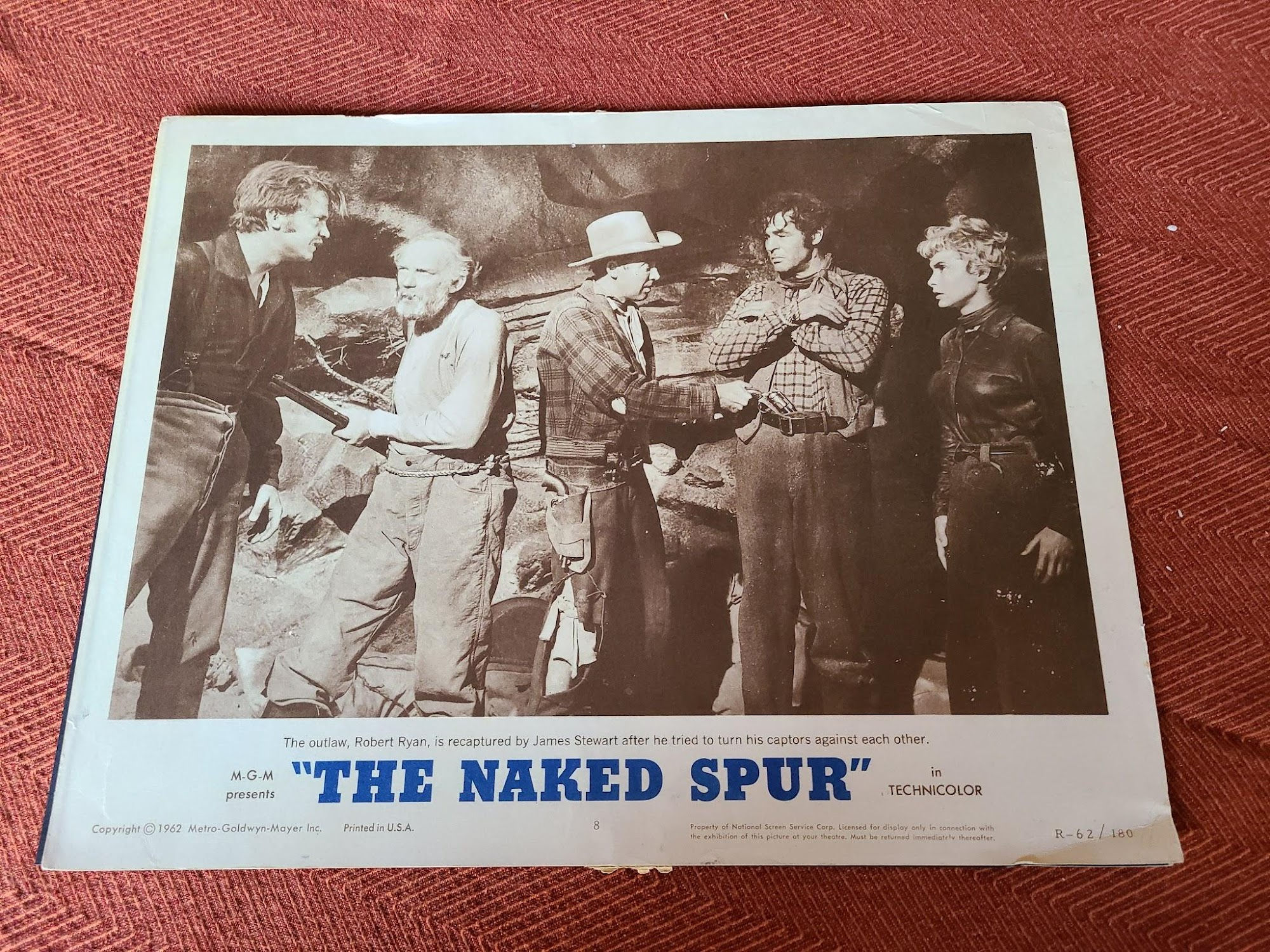 The Naked Spur 1953 Western Lobby Cards