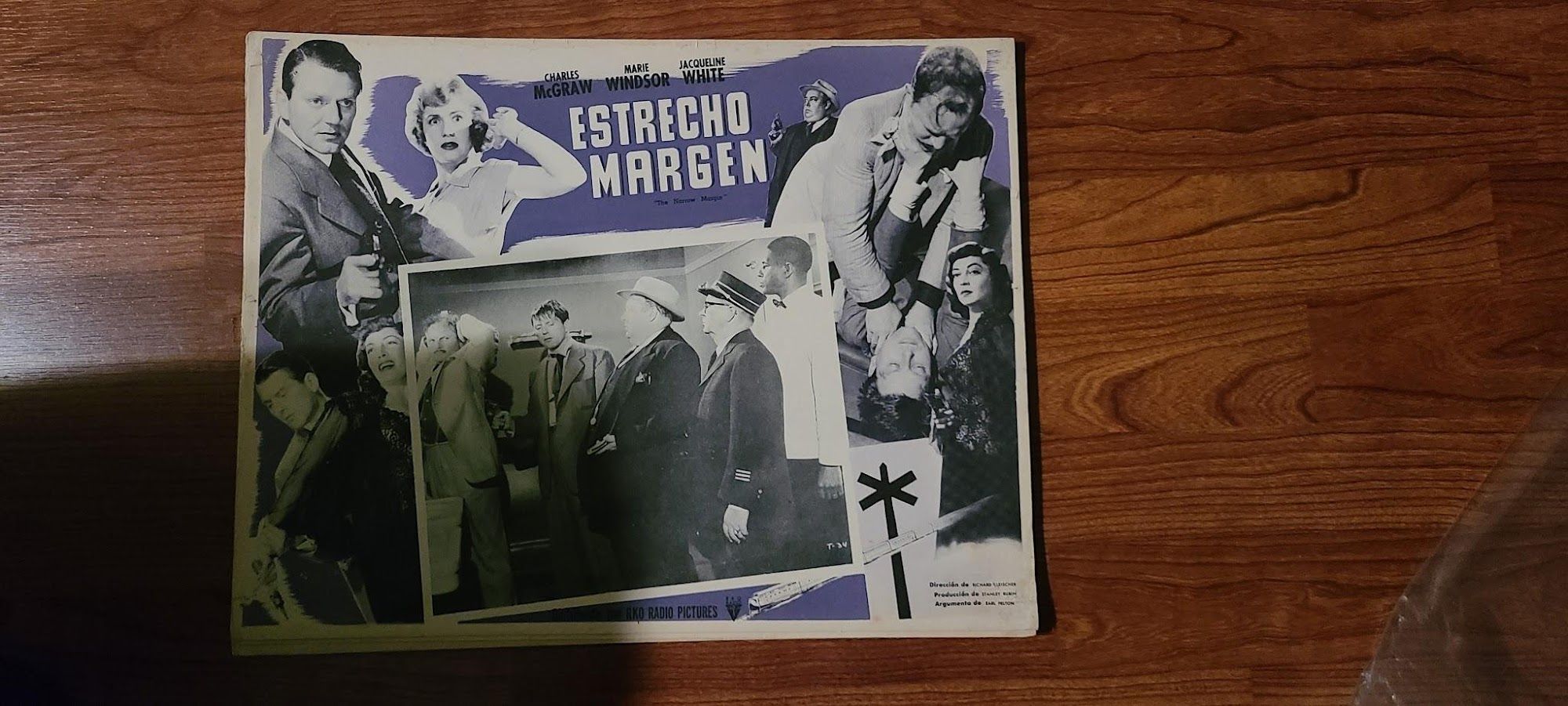 The Narrow Margin 1952 Mexican Lobby Cards