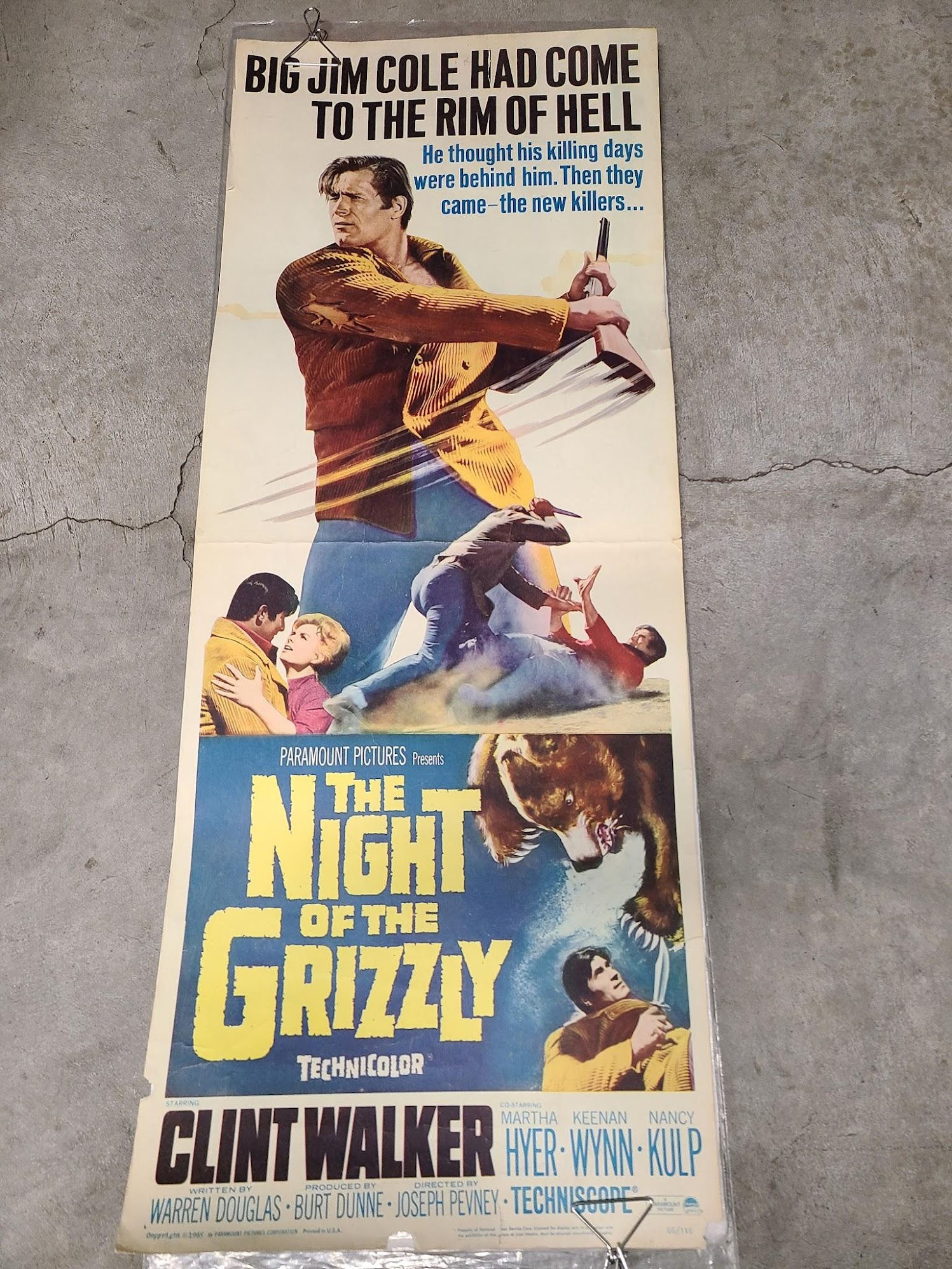The Night Of The Grizzly 1966 Inserts