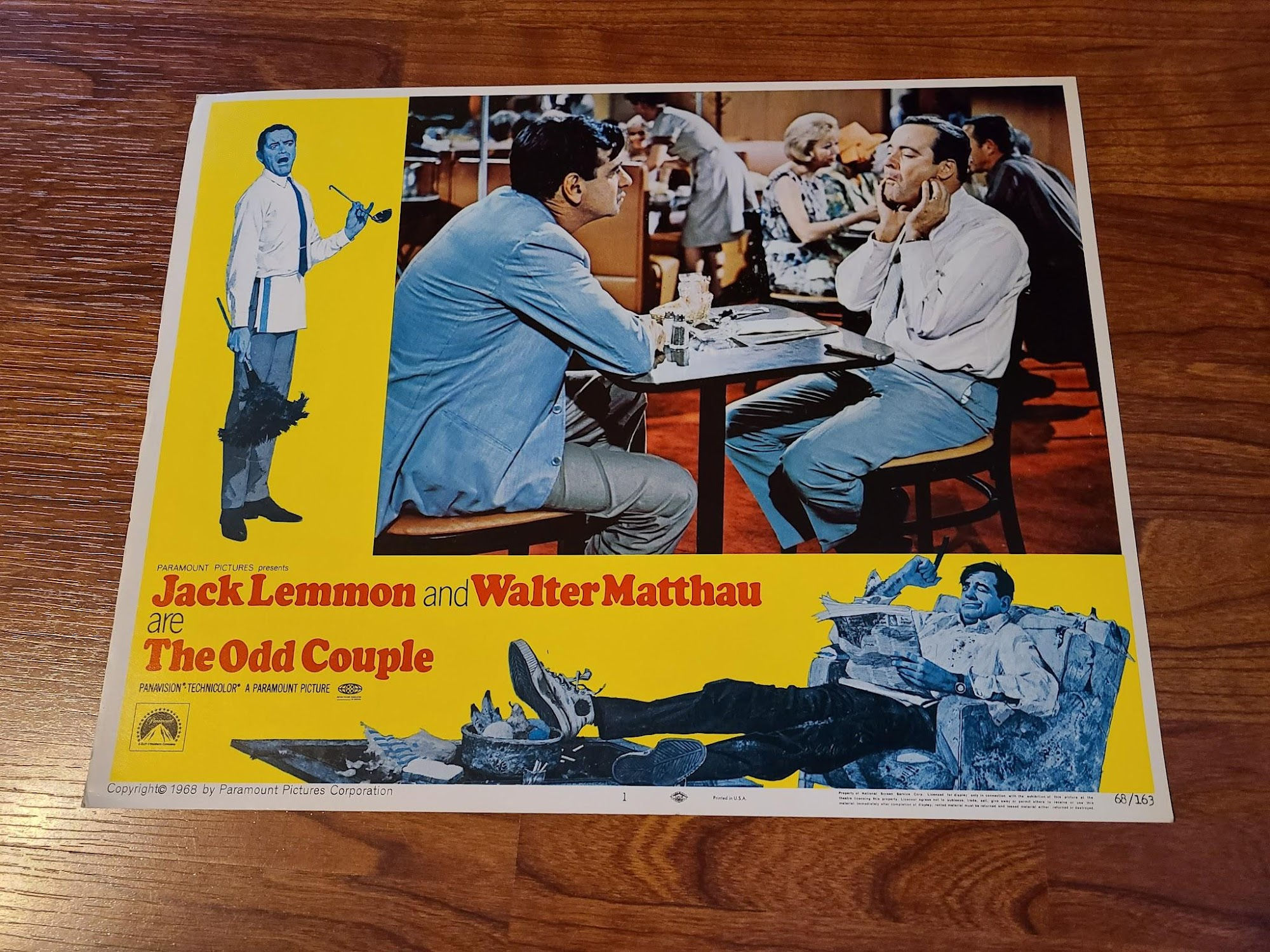 The Odd Couple 1968 General Lobby Cards