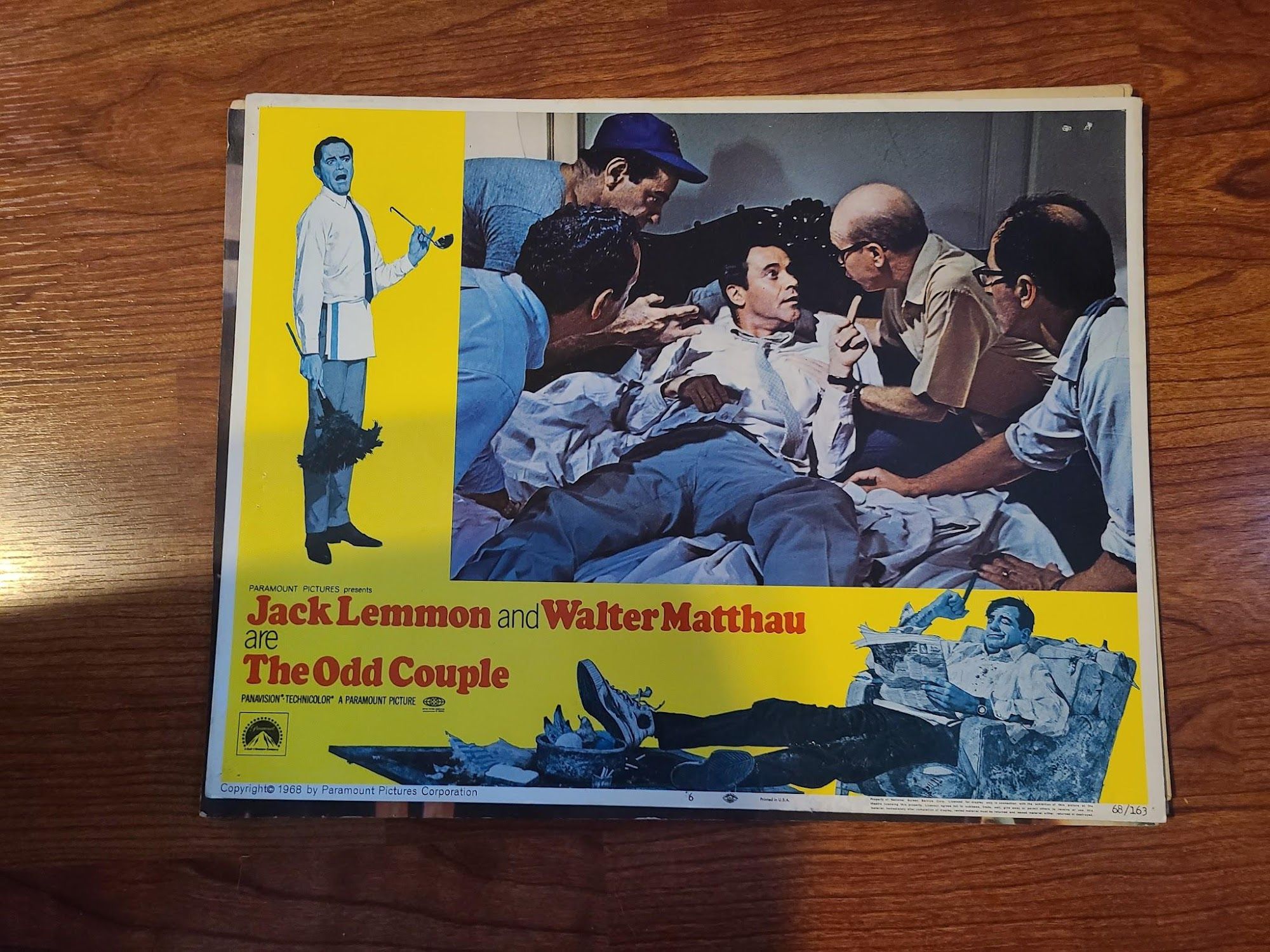 The Odd Couple 1968 General Lobby Cards