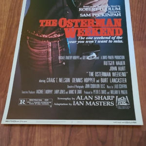 The Osterman Weekend 1983 Inserts