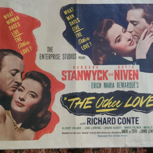 The Other Love 1947 Half Sheets