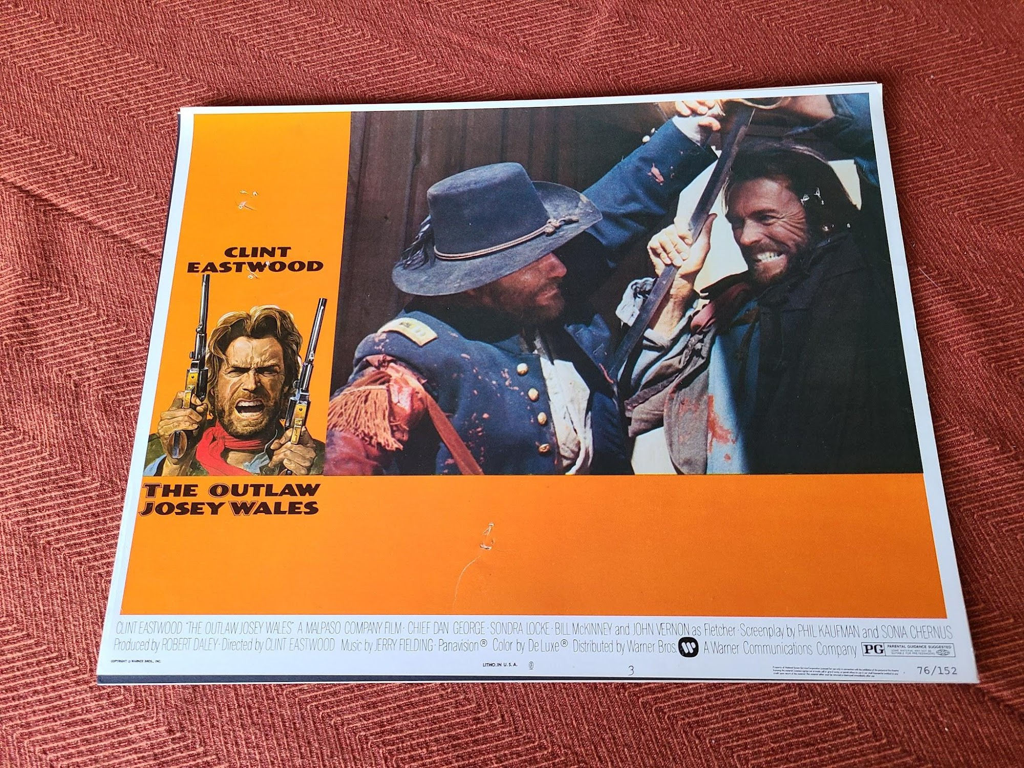 The Outlaw Josey Wales 1976 Western Lobby Cards