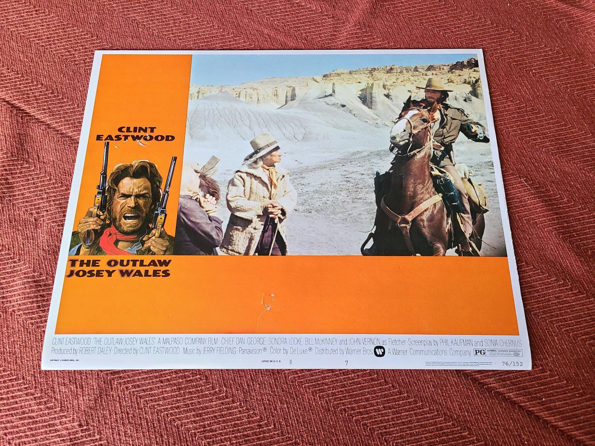 The Outlaw Josey Wales 1976 Western Lobby Cards