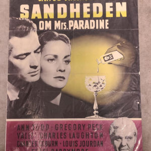 The Paradine Case 1947 Danish