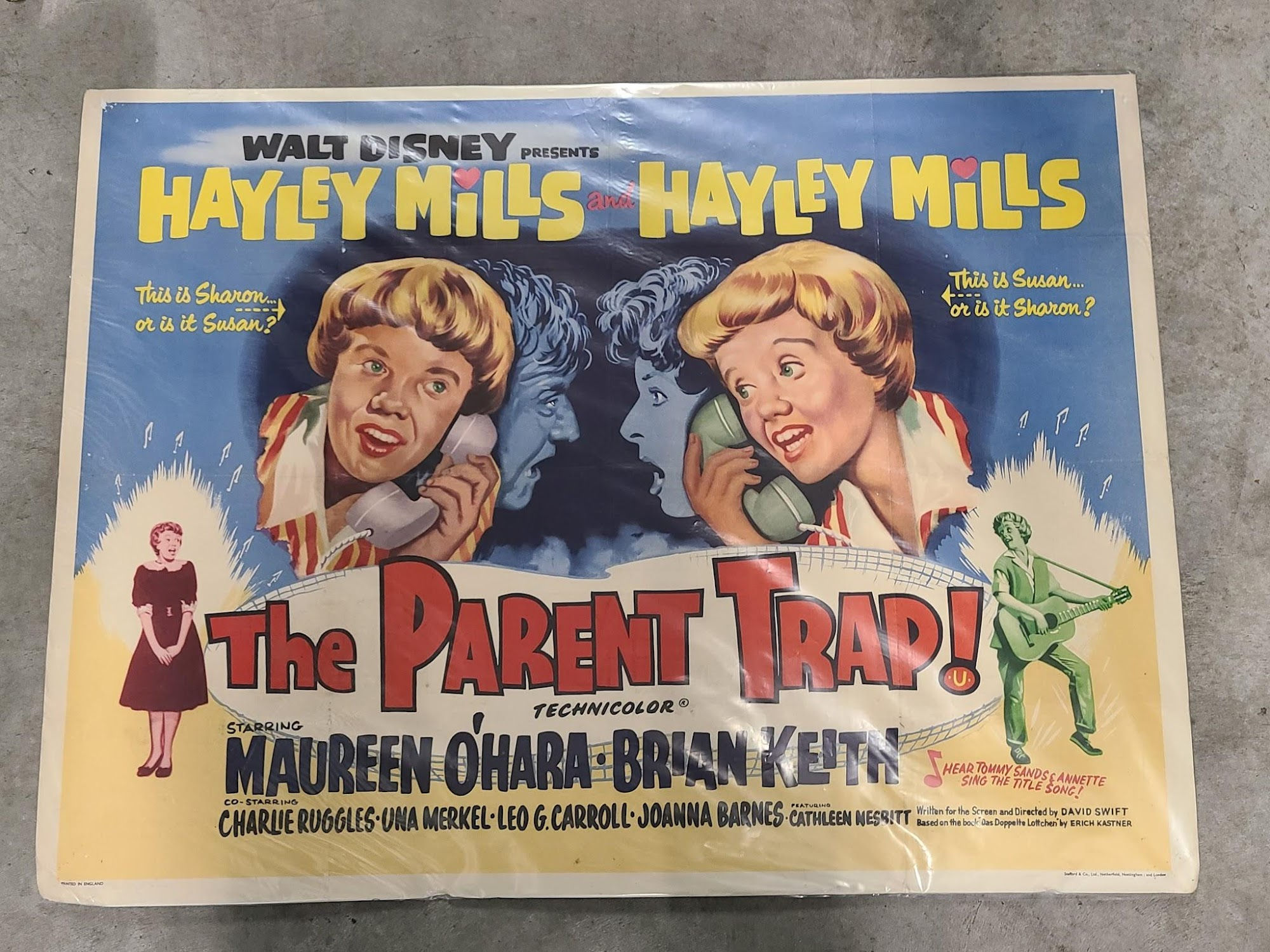 The Parent Trap 1961 UK/US 30x40