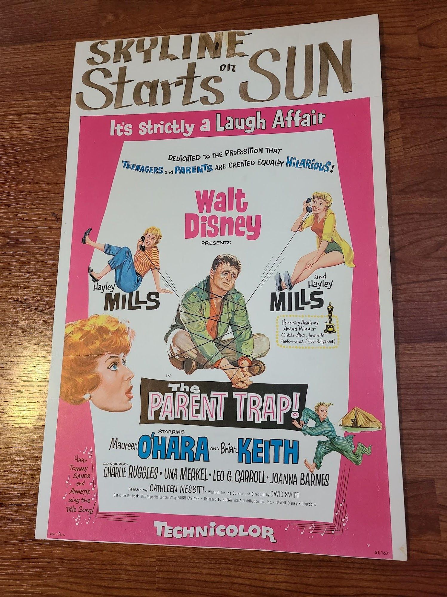 The Parent Trap 1961 Window Cards