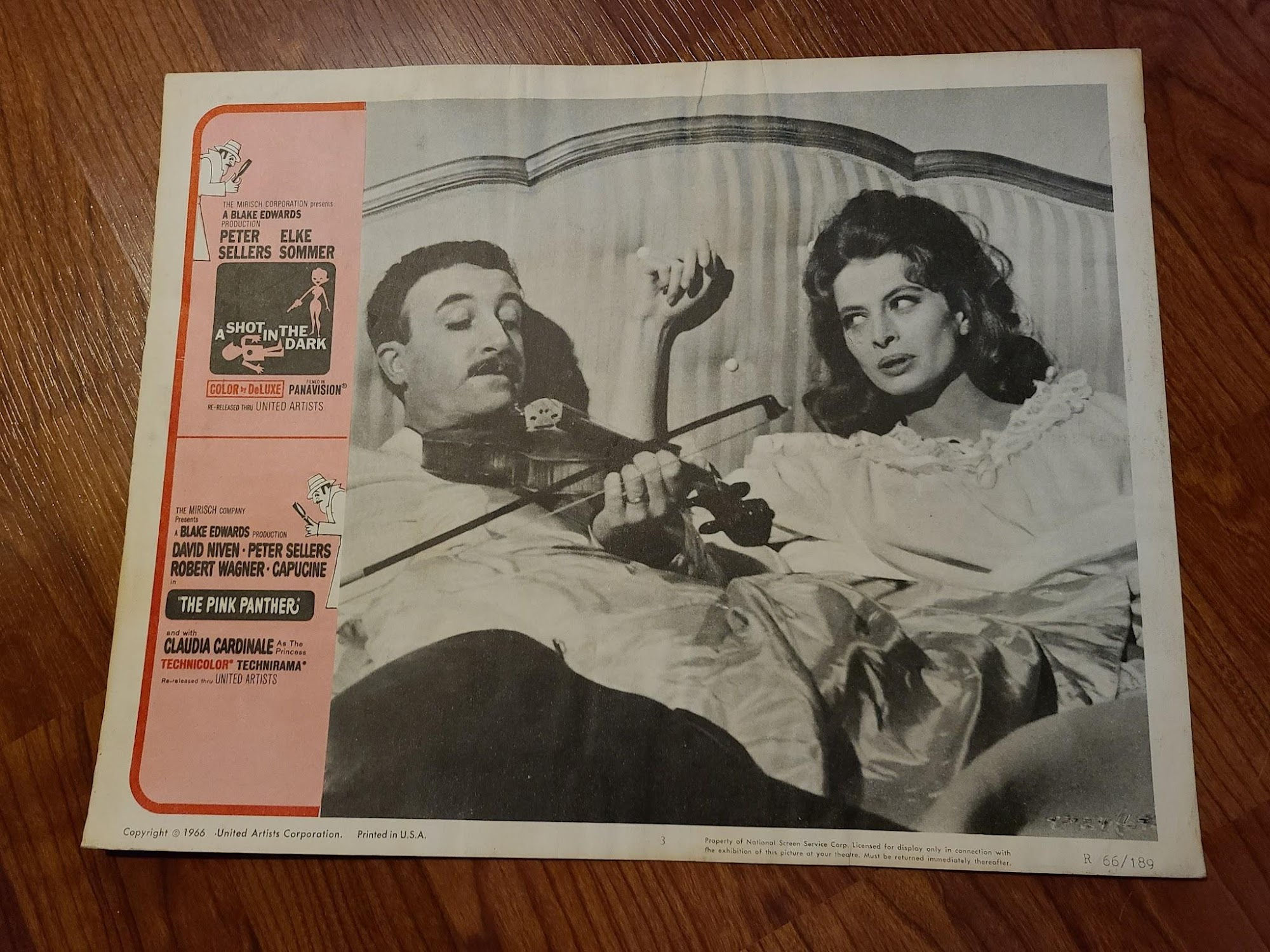 The Pink Panther 1963 General Lobby Cards