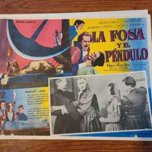 The Pit and the Pendulum 1961 Mexican Lobby Cards