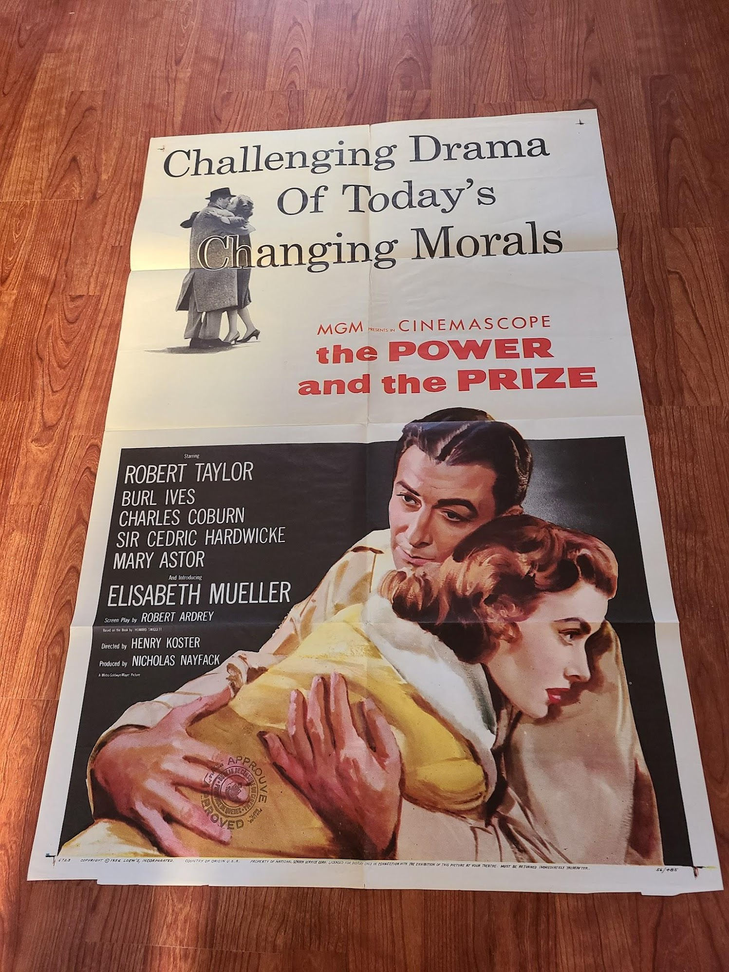 The Power and the Prize 1956 1 Sheets/US