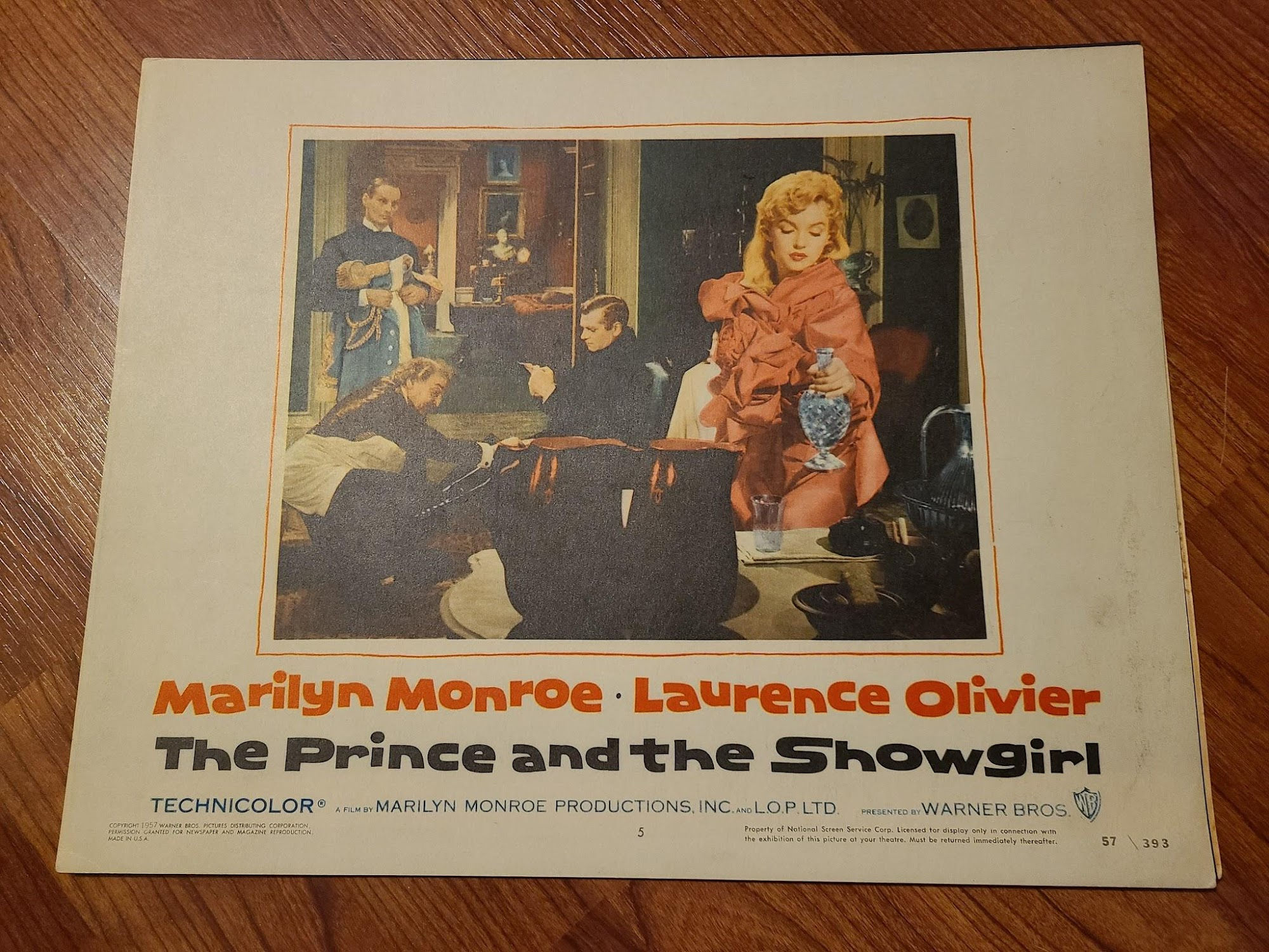 The Prince And The Showgirl 1957 General Lobby Cards
