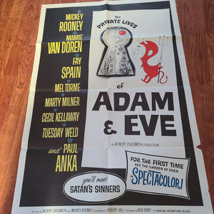 The Private Lives Of Adam and Eve 1960 1 Sheets/US