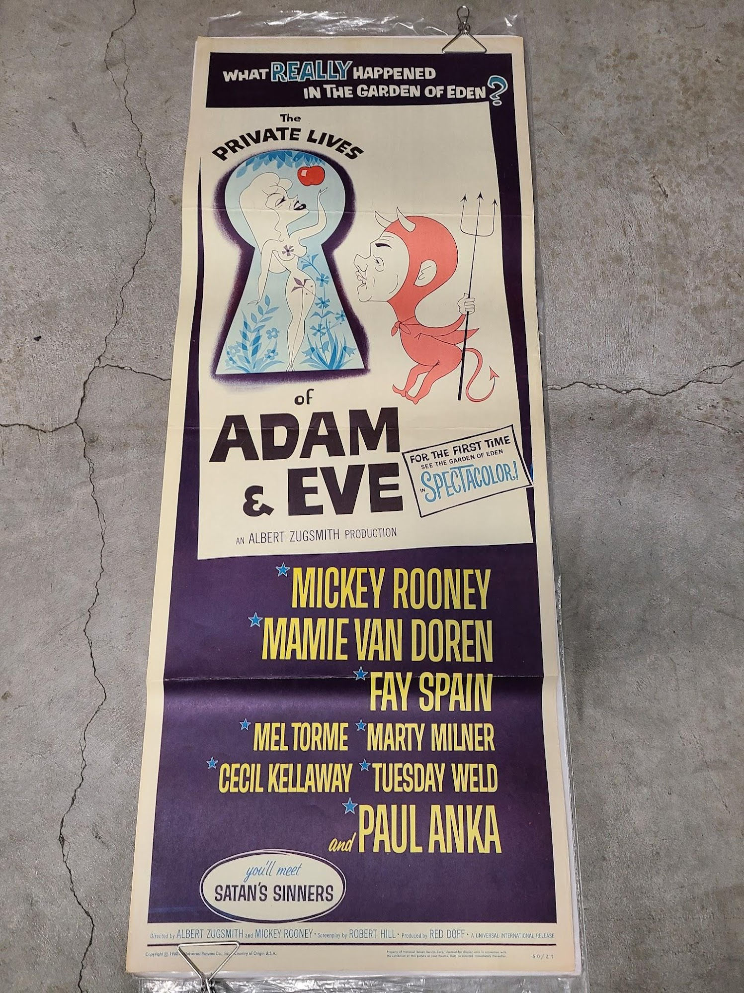 The Private Lives Of Adam and Eve 1960 Inserts