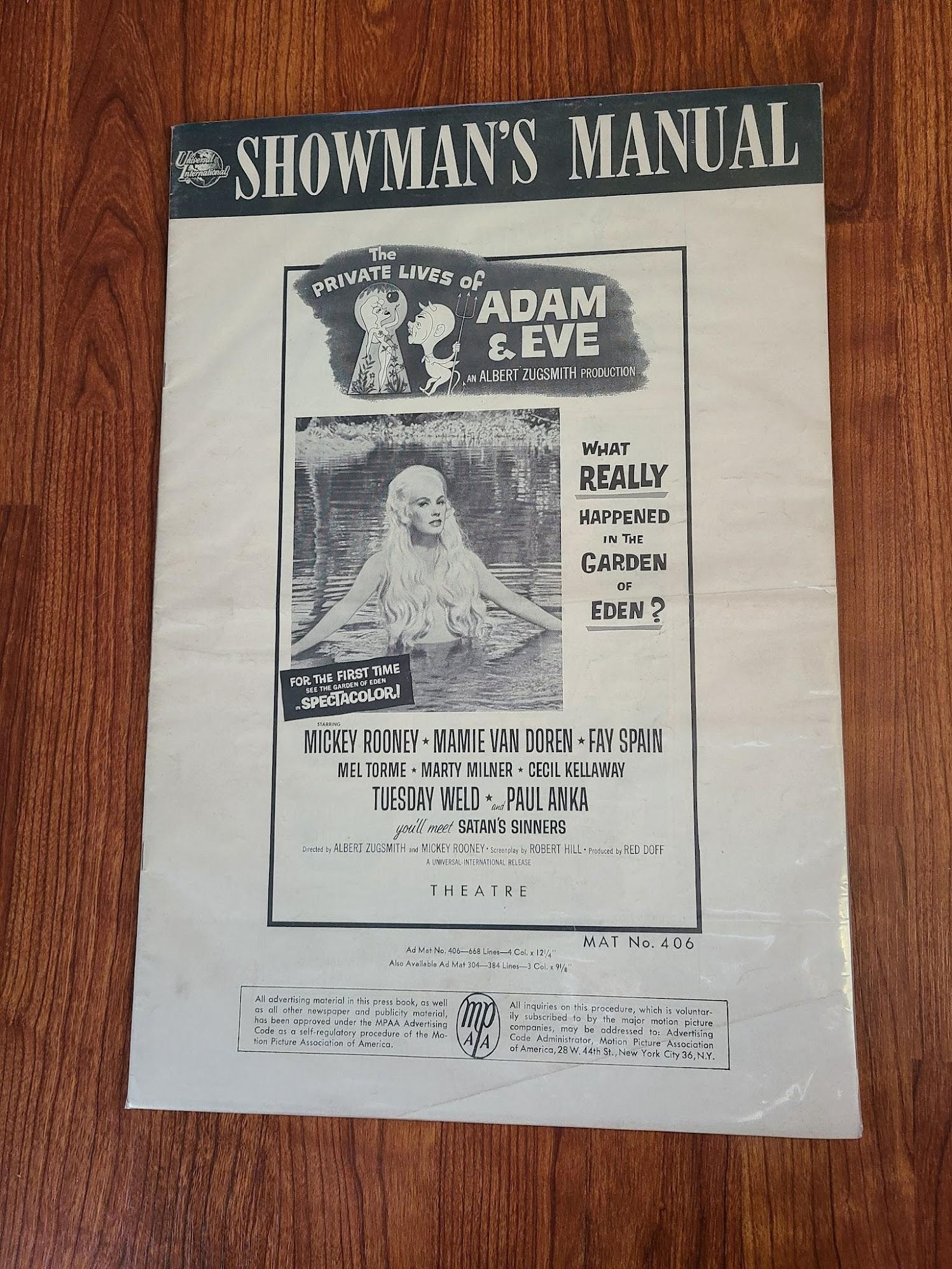 The Private Lives Of Adam And Eve 1960 Press Books