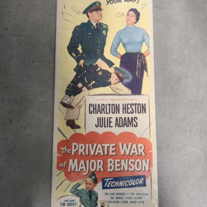 The Private War Of Major Benson 1955 Inserts