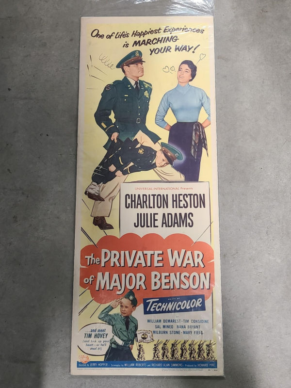 The Private War Of Major Benson 1955 Inserts