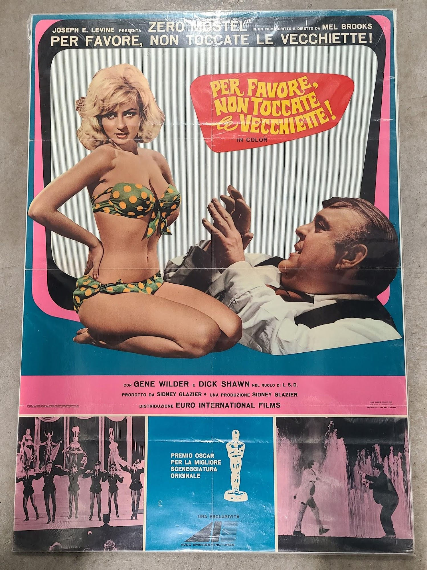 The Producers 1968 Italian Posters