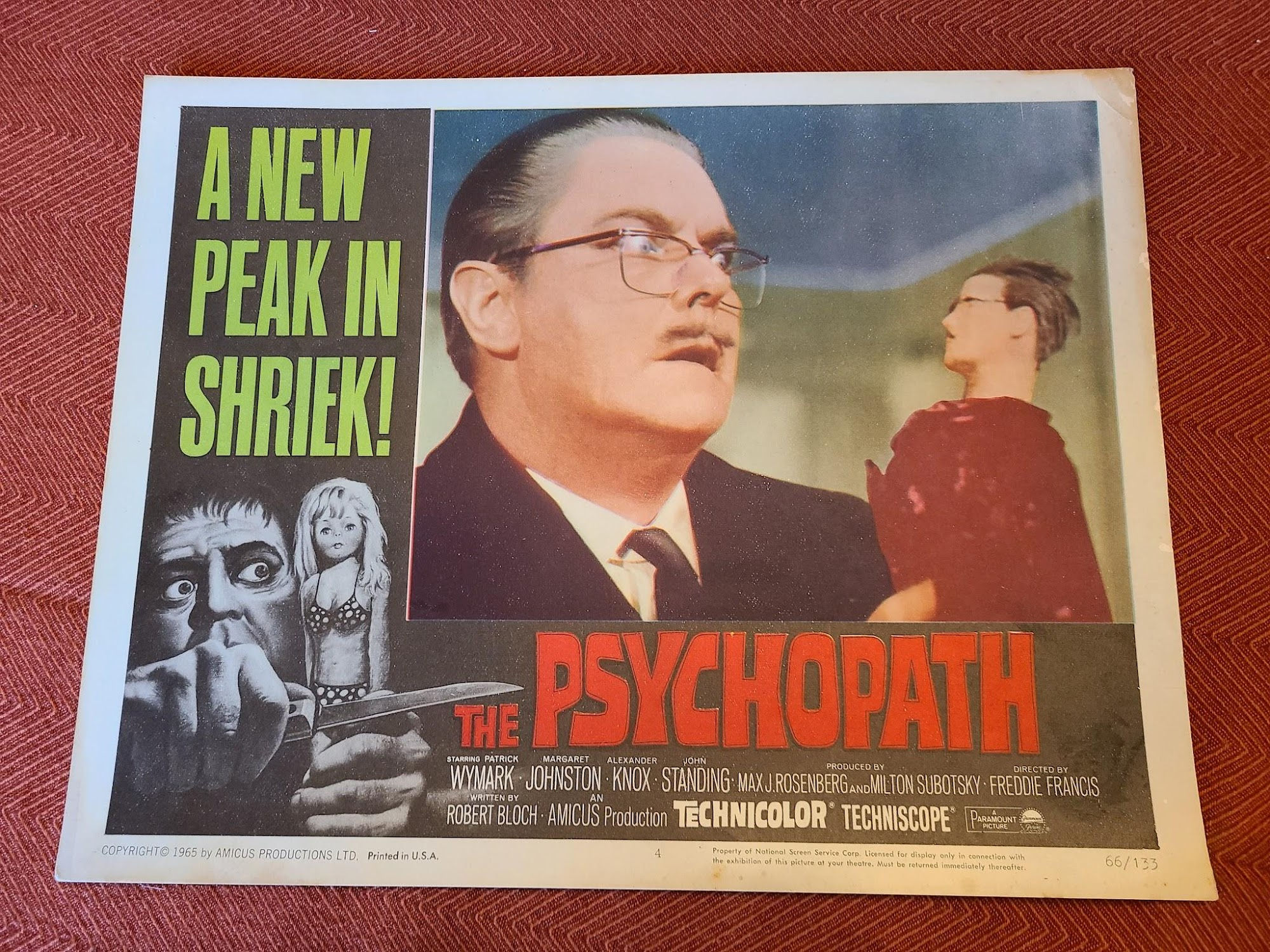 The Psychopath 1966 Scifi/Horror