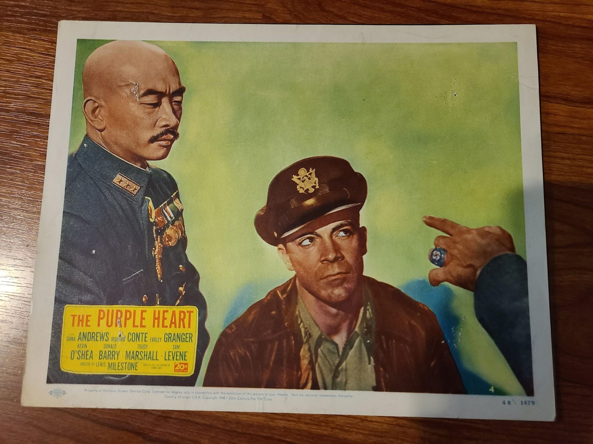 The Purple Heart 1944 Military/Aviation Lobby Cards
