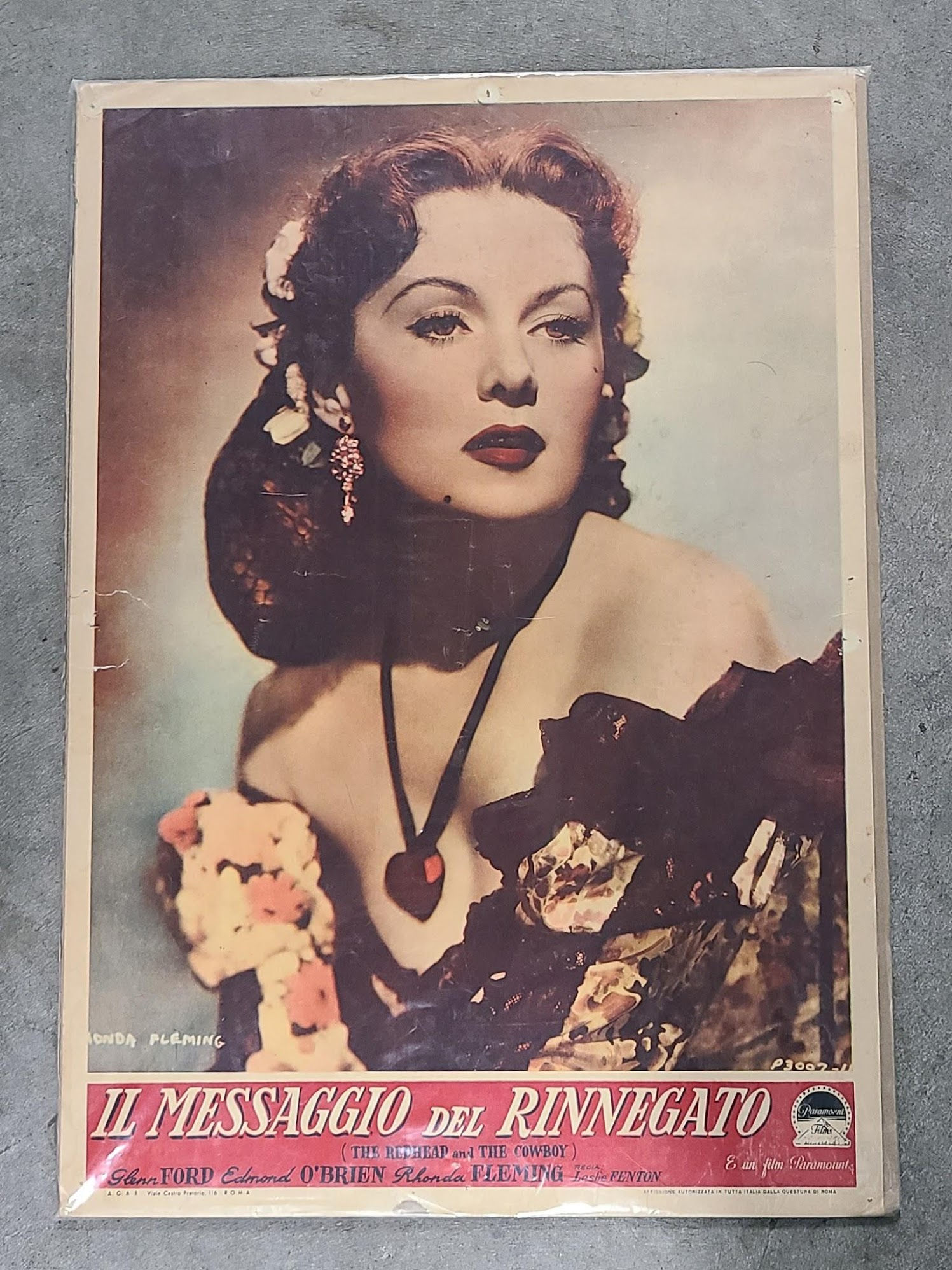 The Redhead And The Cowboy 1950 Italian Cards