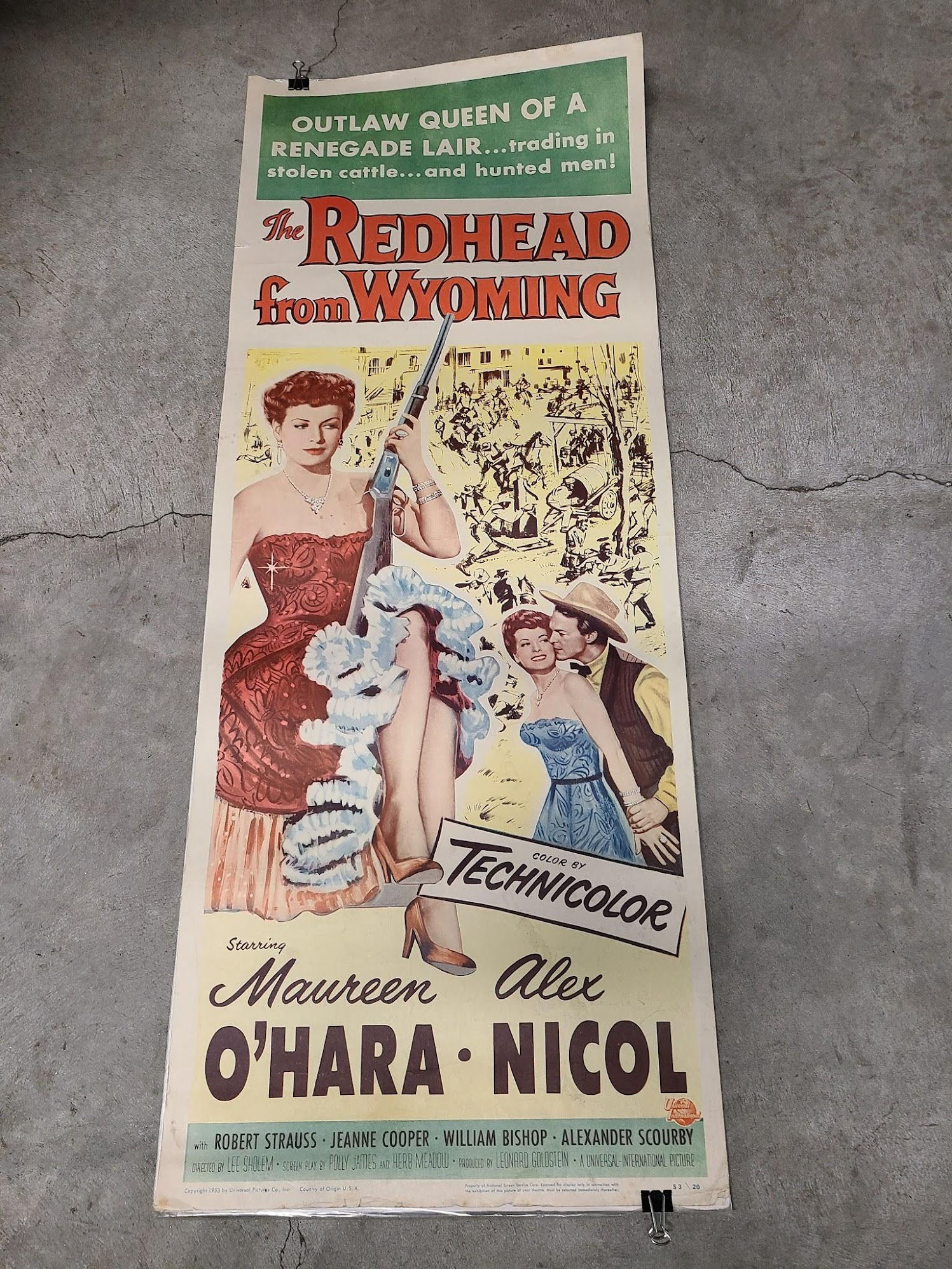 The Redhead From Wyoming 1953 Inserts