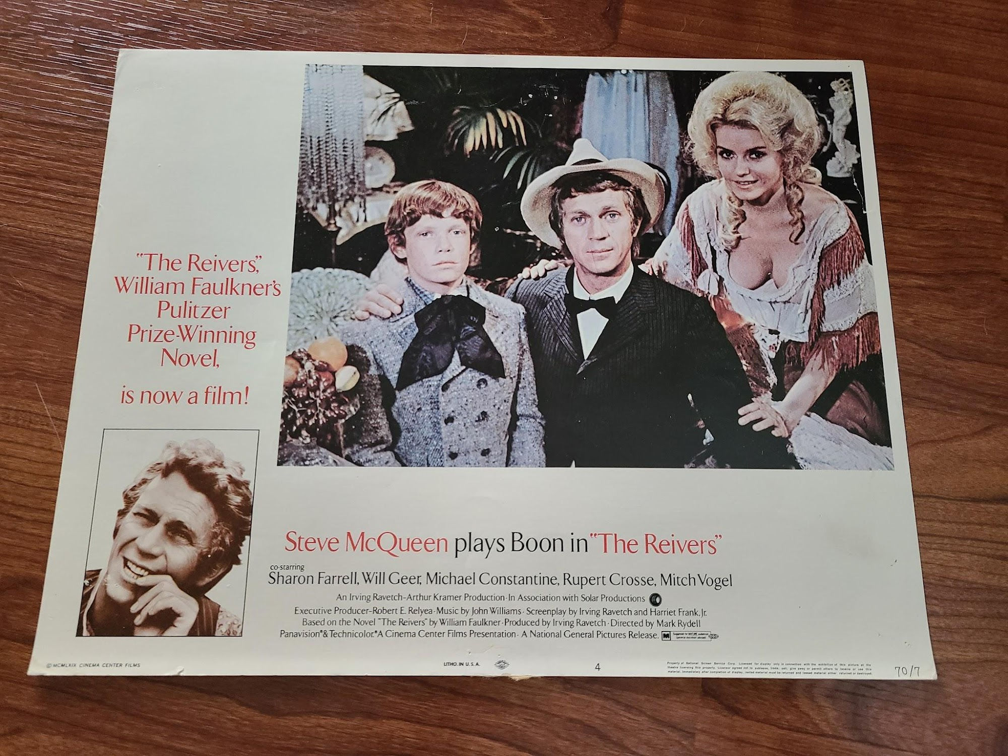 The Reivers 1969 General Lobby Cards
