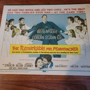 The Remarkable Mr. Pennybacker 1959 Title Cards