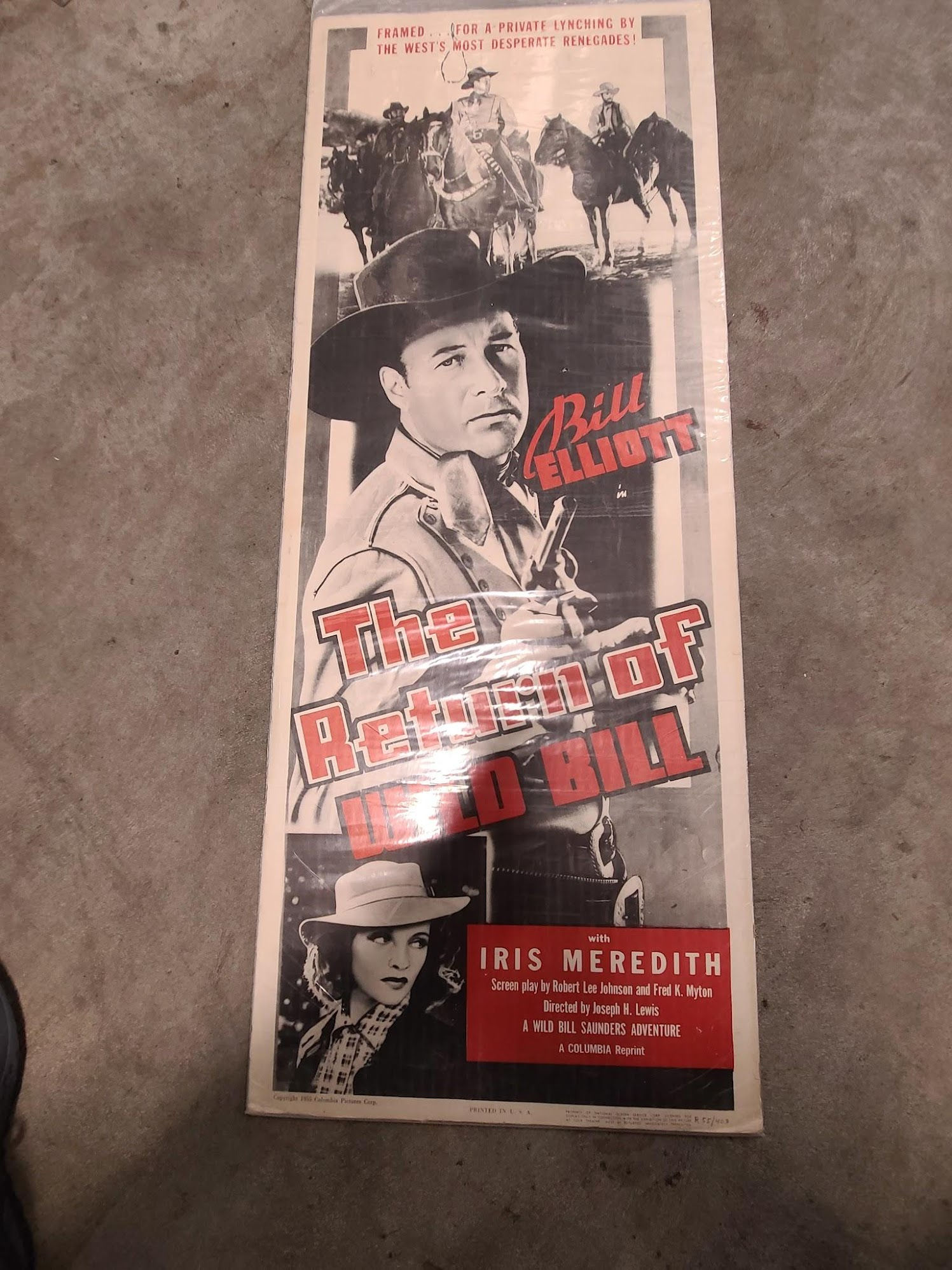 The Return Of Wild Bill 1940 Inserts