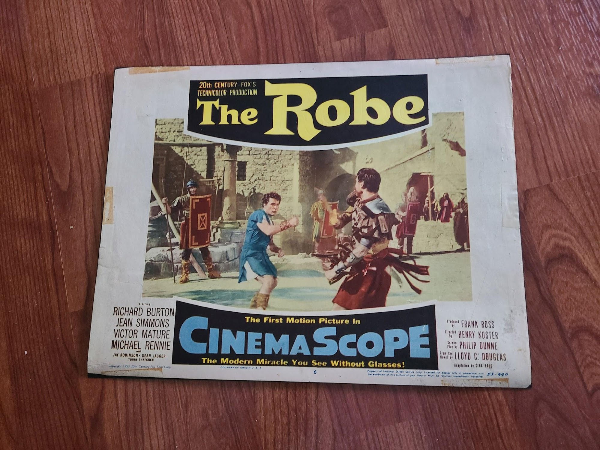 The Robe 1953 General Lobby Cards