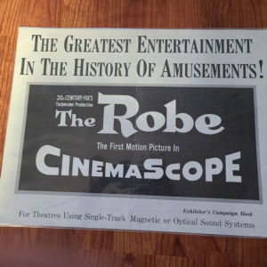 The Robe 1953 Press Books