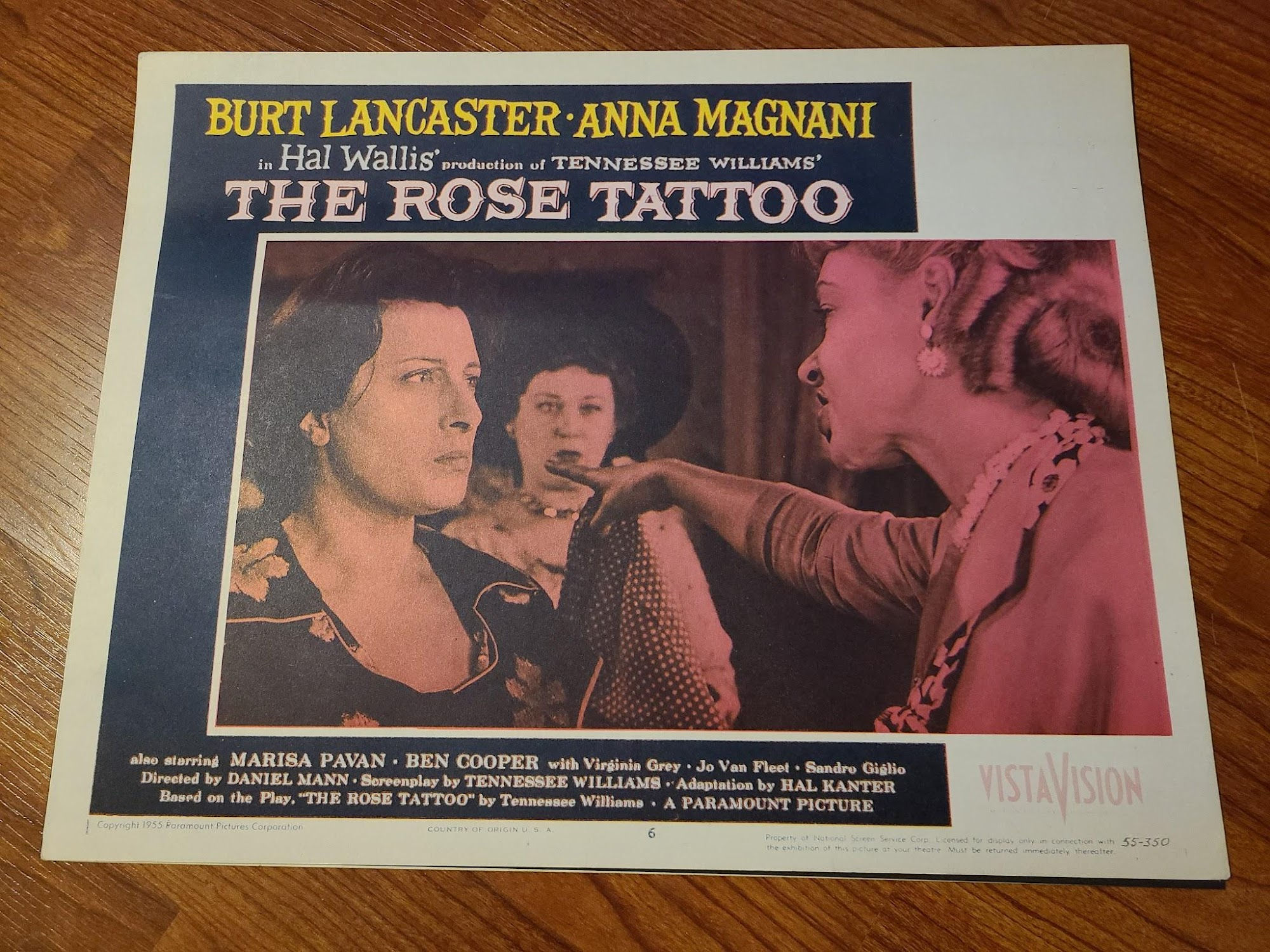 The Rose Tattoo 1955 General Lobby Cards