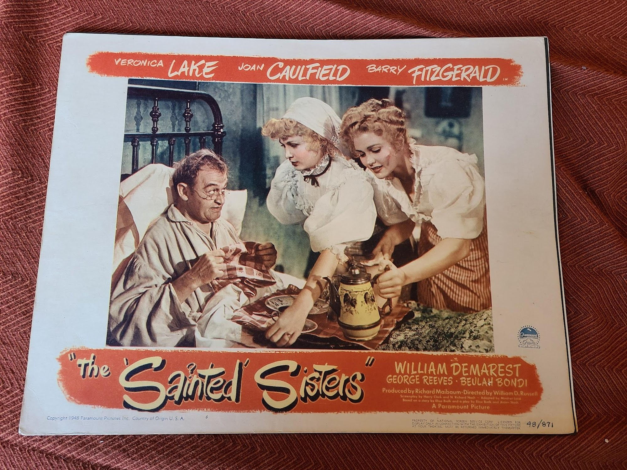 The Sainted Sisters 1948 General Lobby Cards