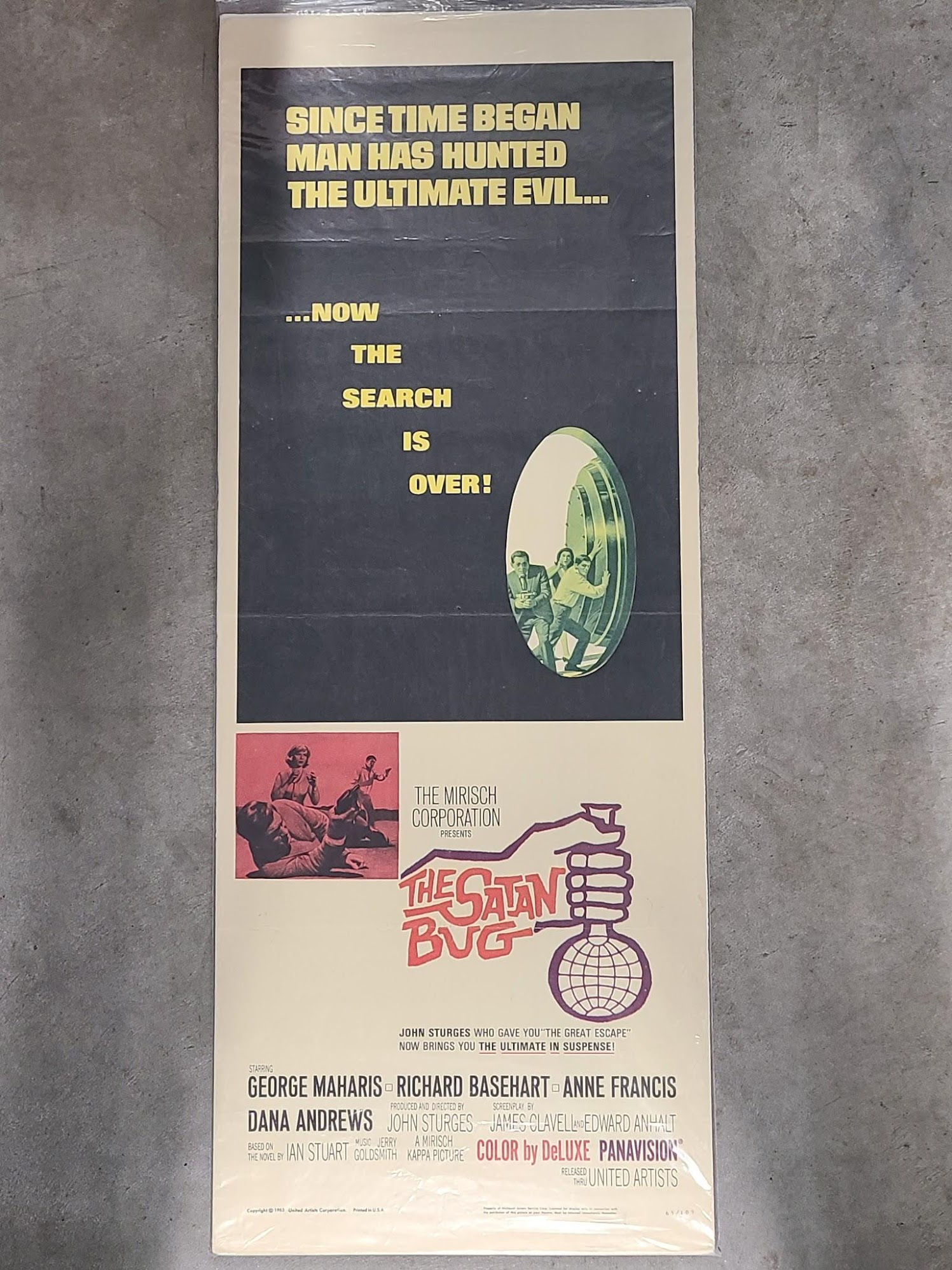 The Satan Bug 1965 Inserts