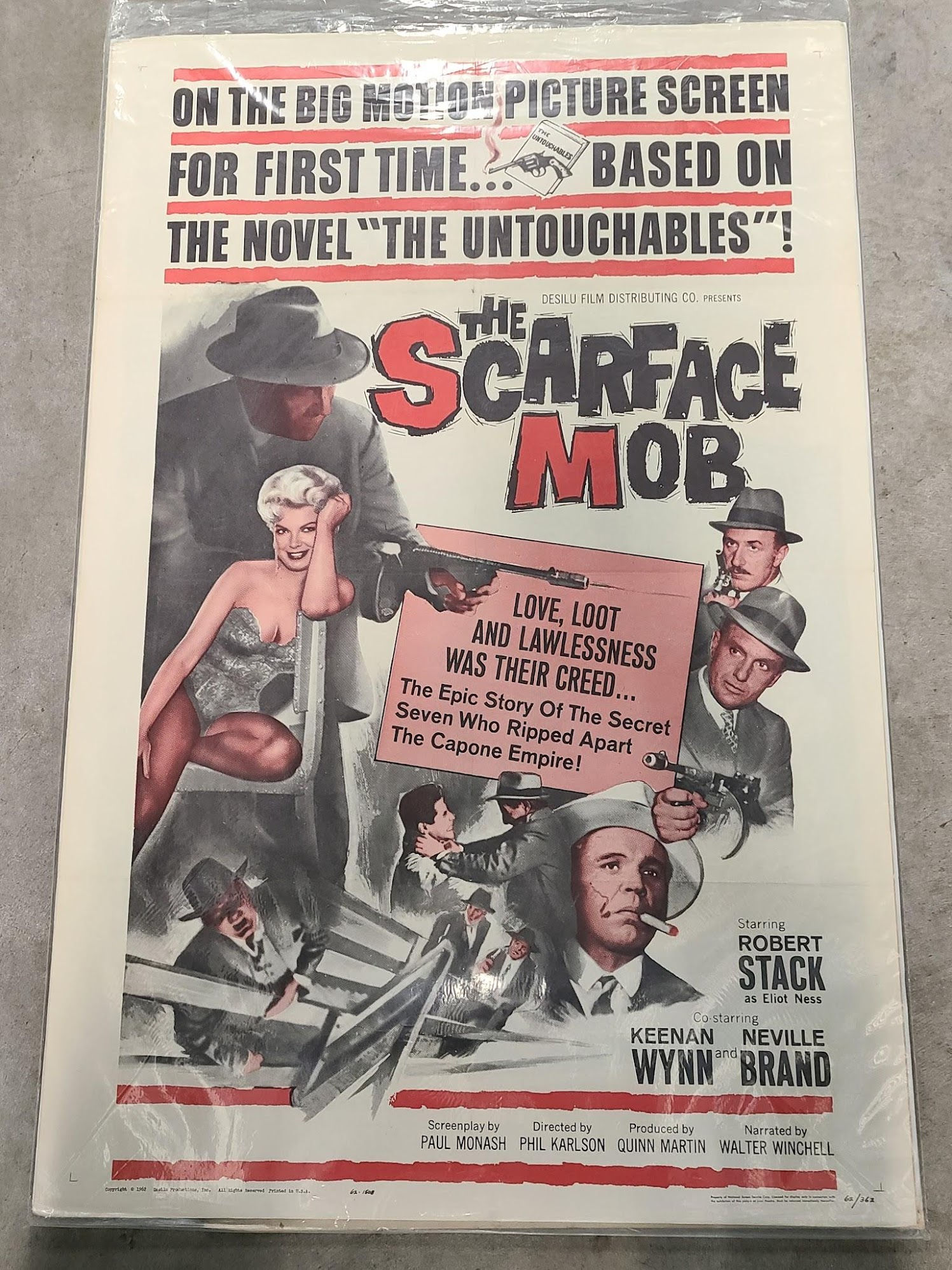 The Scarface Mob 1962 1 Sheets/US