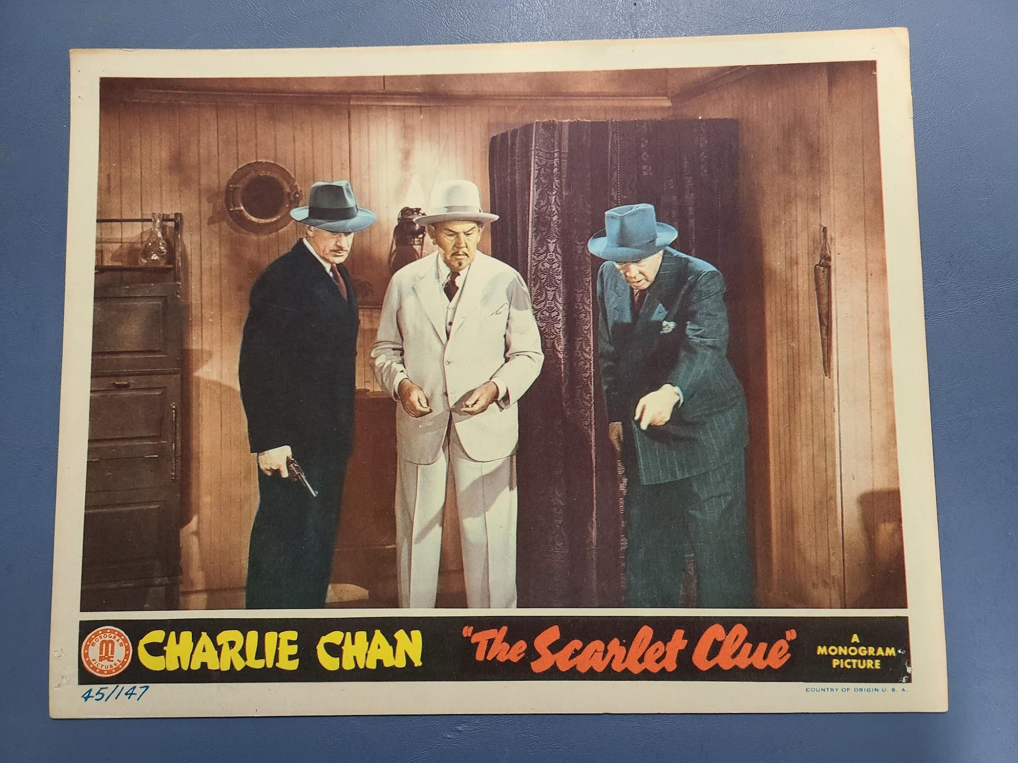 The Scarlet Clue 1945 General Lobby Cards