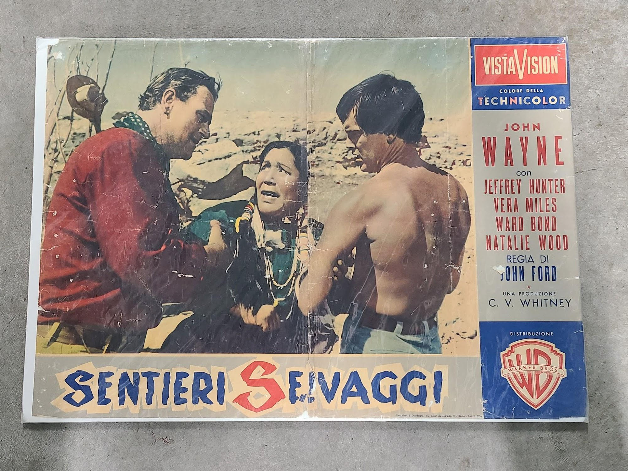 The Searchers 1956 Fotobusta
