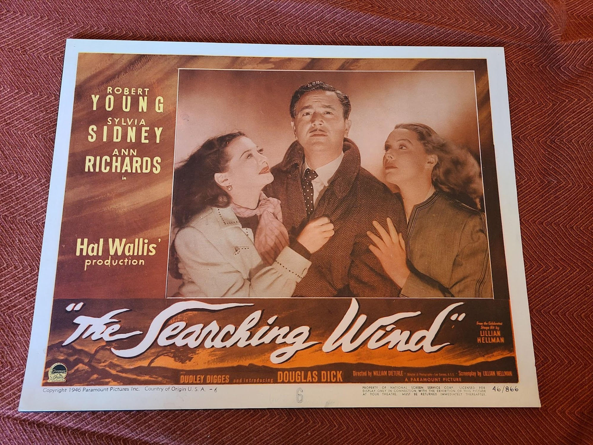The Searching Wind 1946 General Lobby Cards