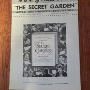 The Secret Garden 1949 Press Books