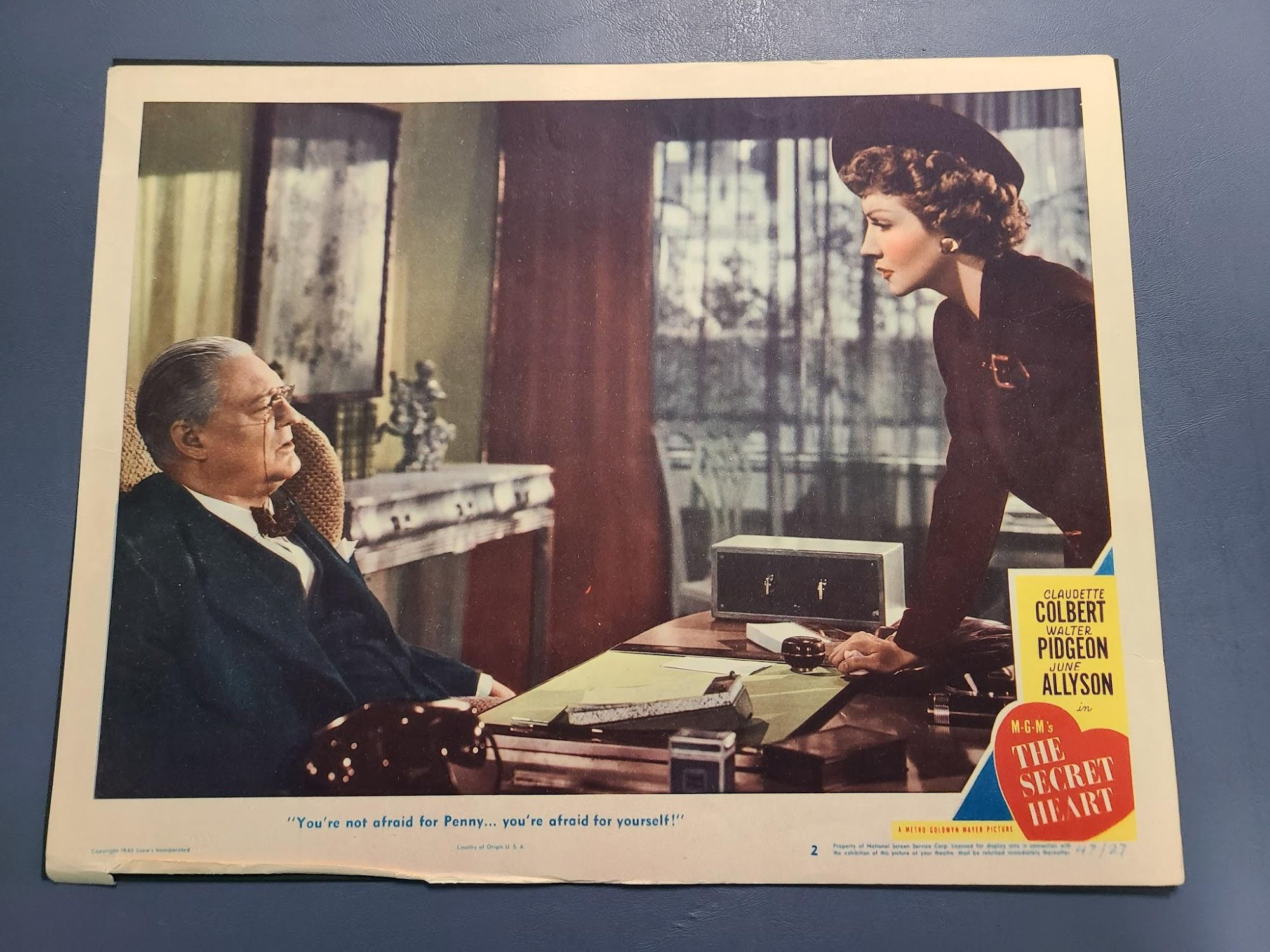 The Secret Heart 1946 General Lobby Cards