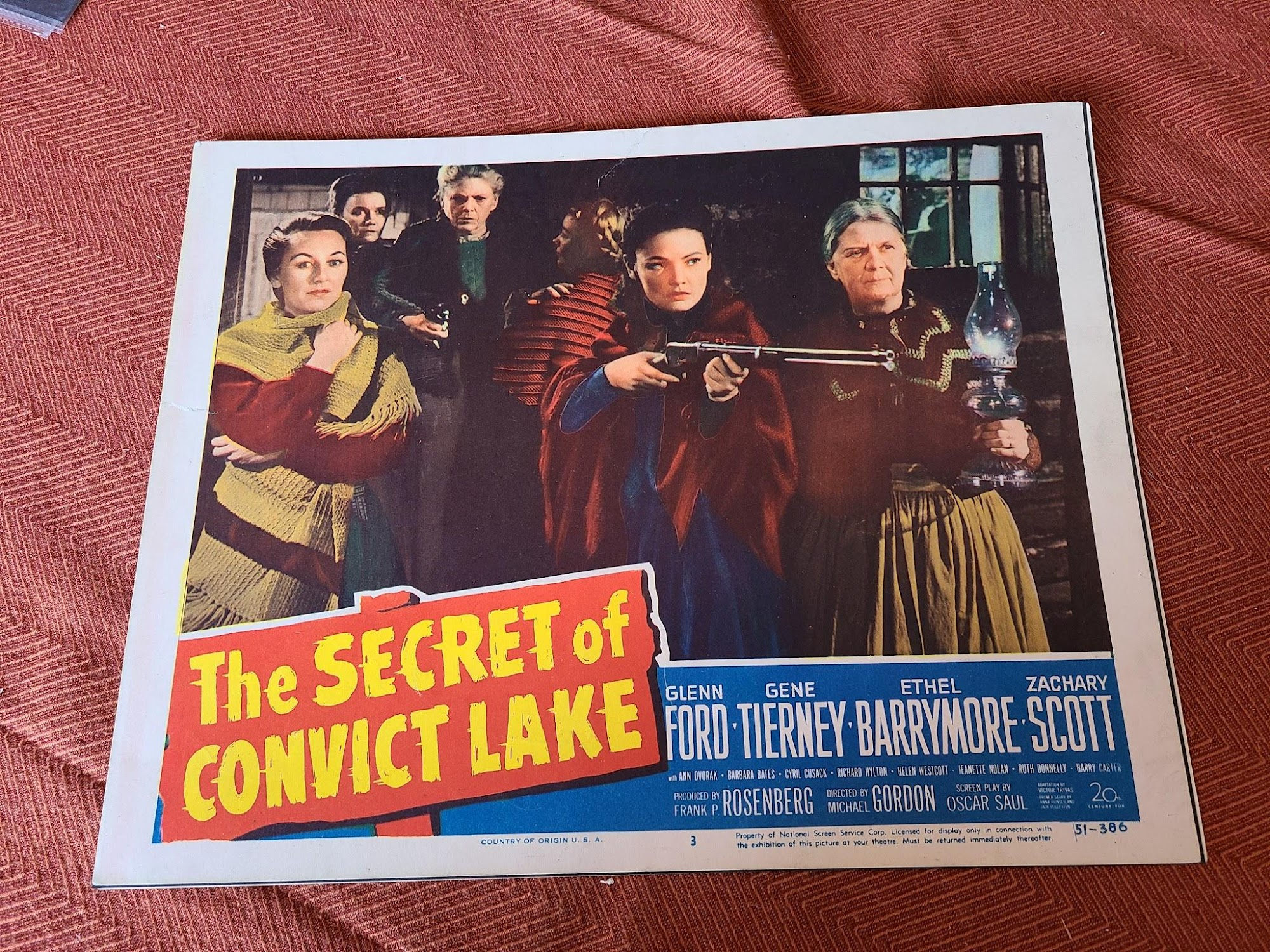 The Secrets Of Convict Lake 1951 Western Lobby Cards